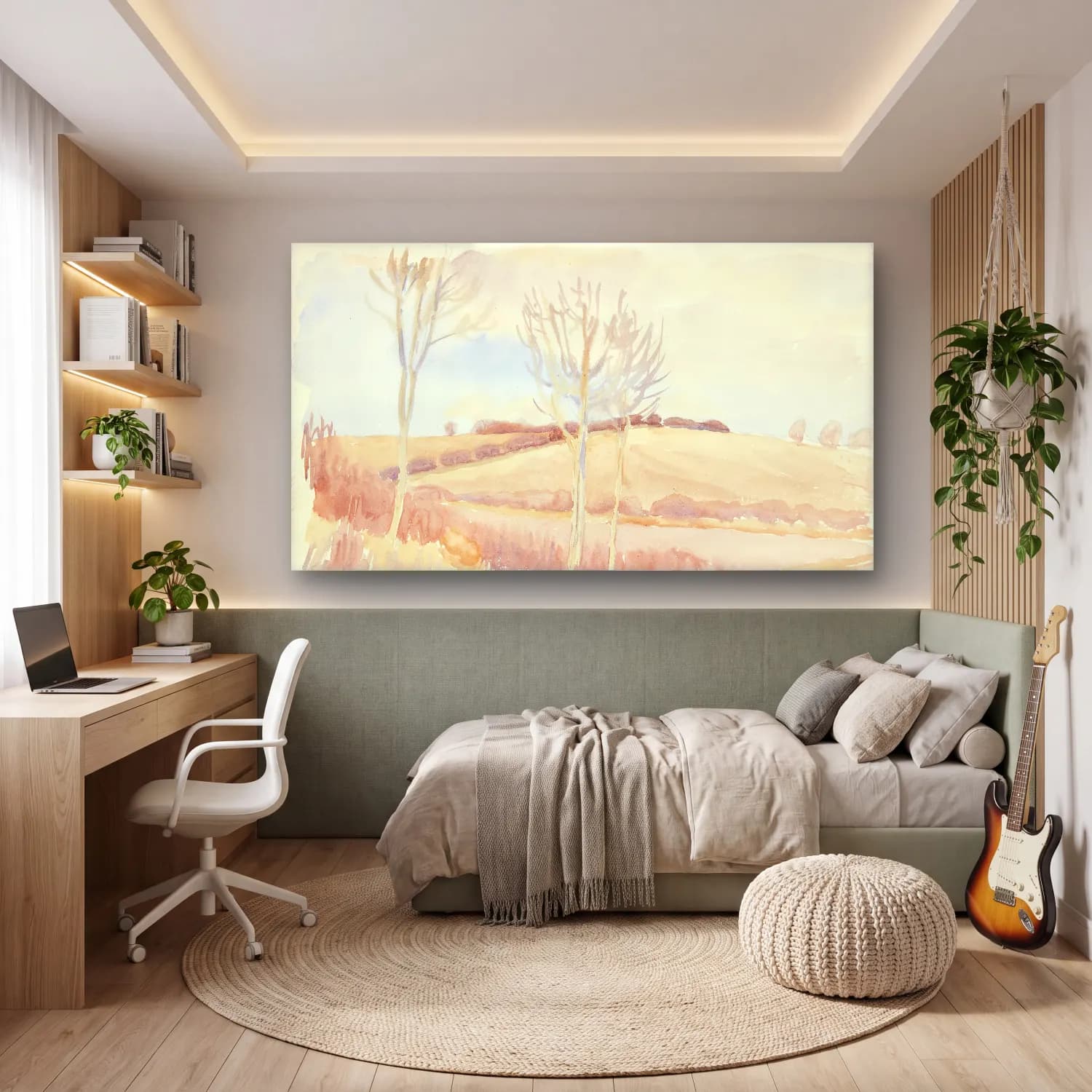 Peter Hansen – Funen landscape cam tablo — genç odasında