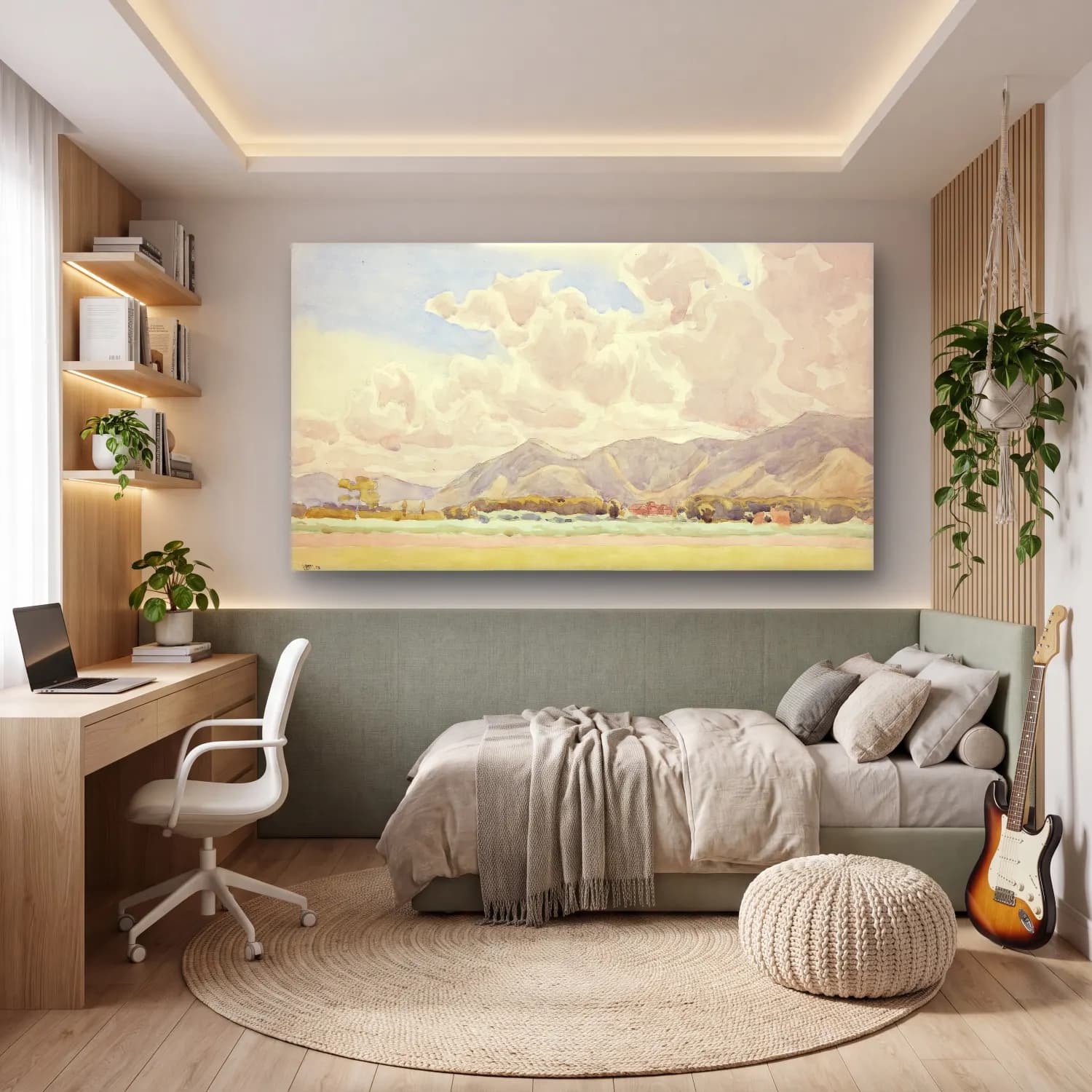 Peter Hansen – Italian landscape cam tablo — genç odasında