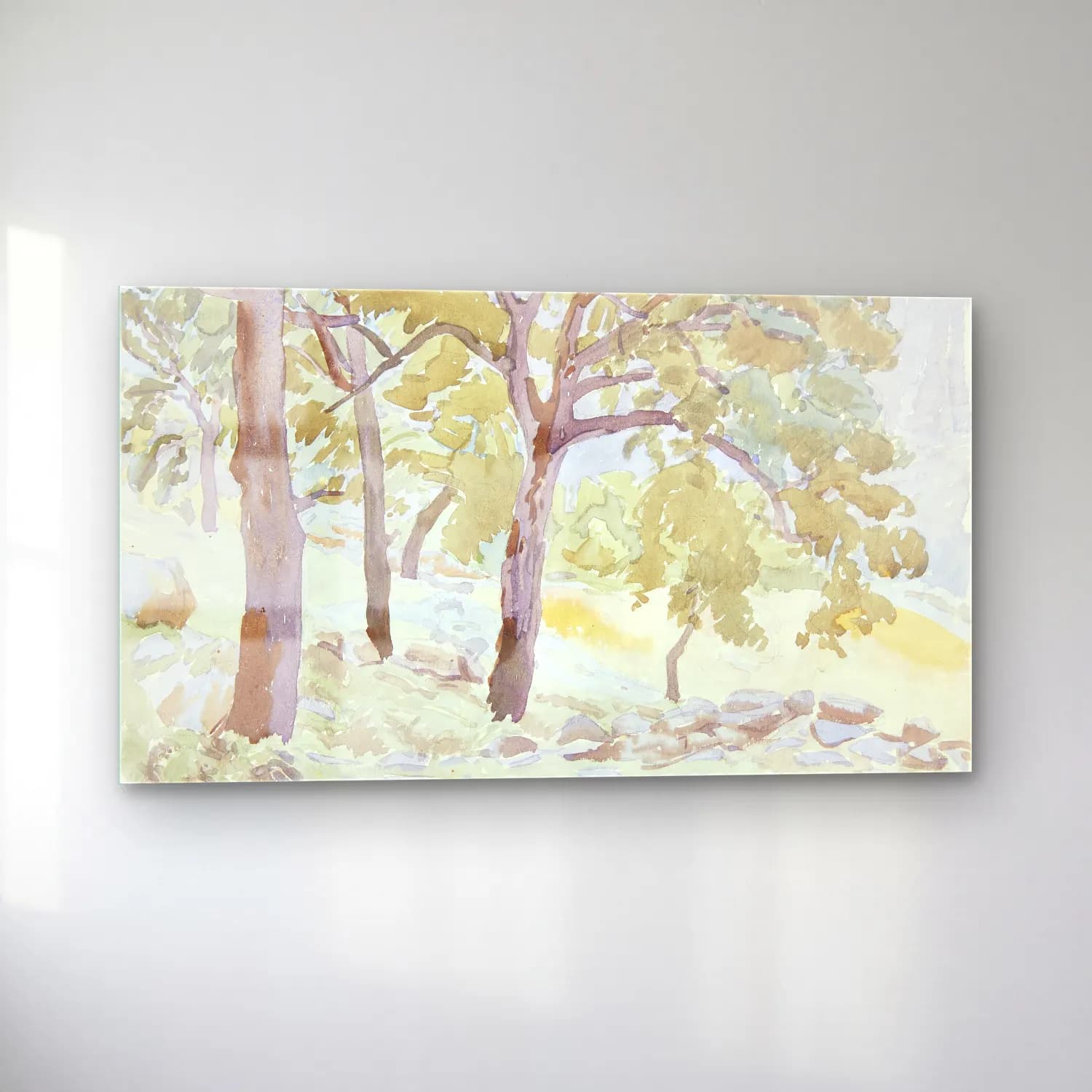 Peter Hansen – The edge of a forest cam tablo — sol açıdan görünüm