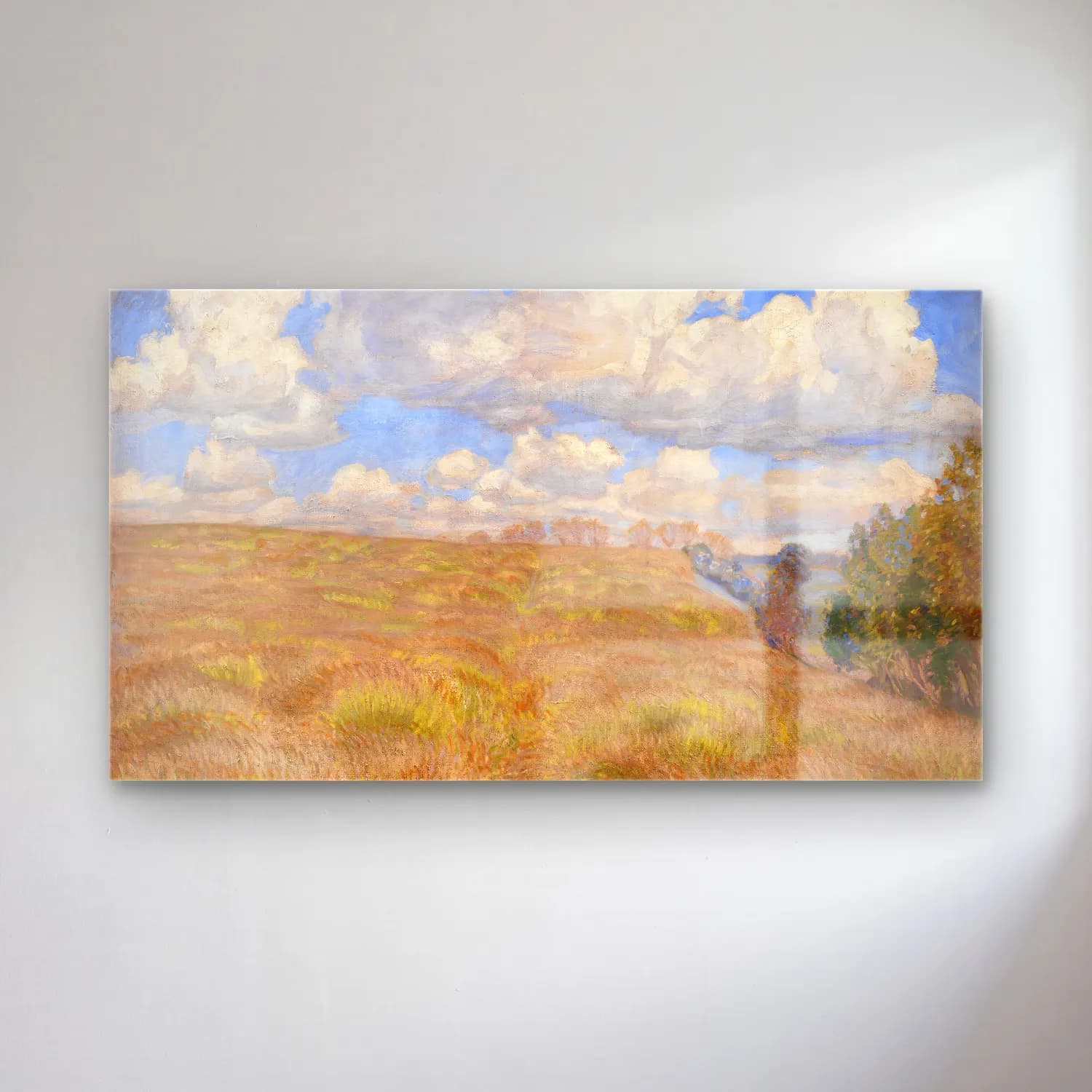 Peter Hansen – Waving rye cam tablo — Peter Hansen – Waving rye — empresyonist buğday tarlası