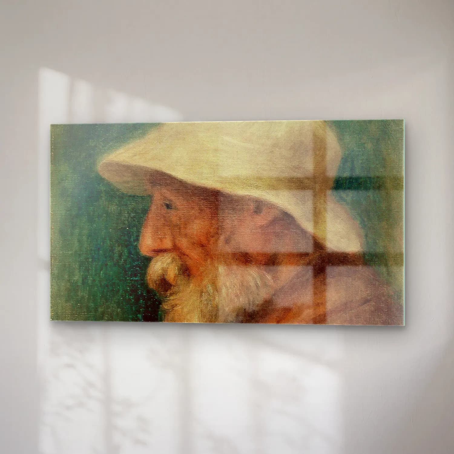 Pierre-Auguste Renoir – Autoportrait cam tablo — sağ açıdan görünüm