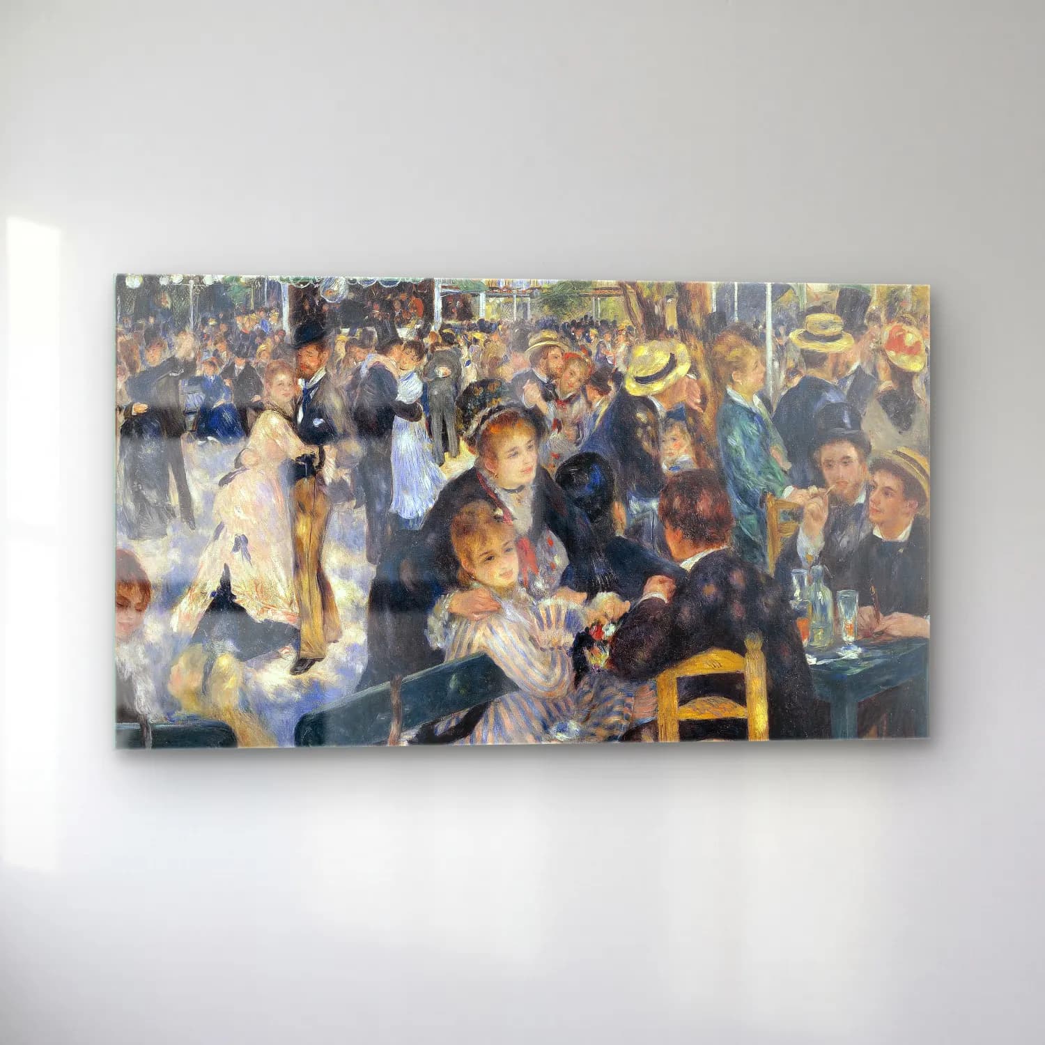 Pierre-Auguste Renoir – Bal du moulin de la Galette cam tablo — sol açıdan görünüm