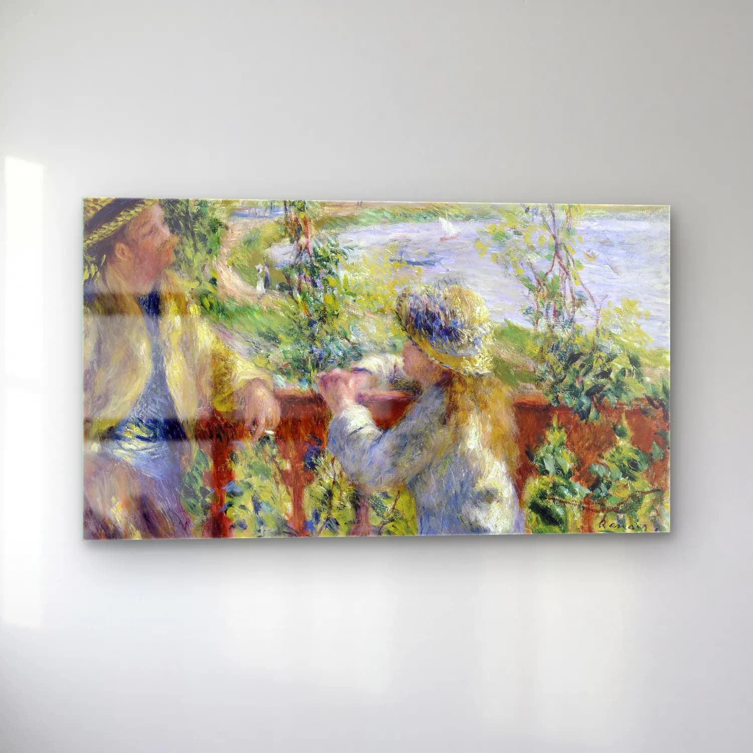 Pierre-Auguste Renoir – By the Water cam tablo — sol açıdan görünüm