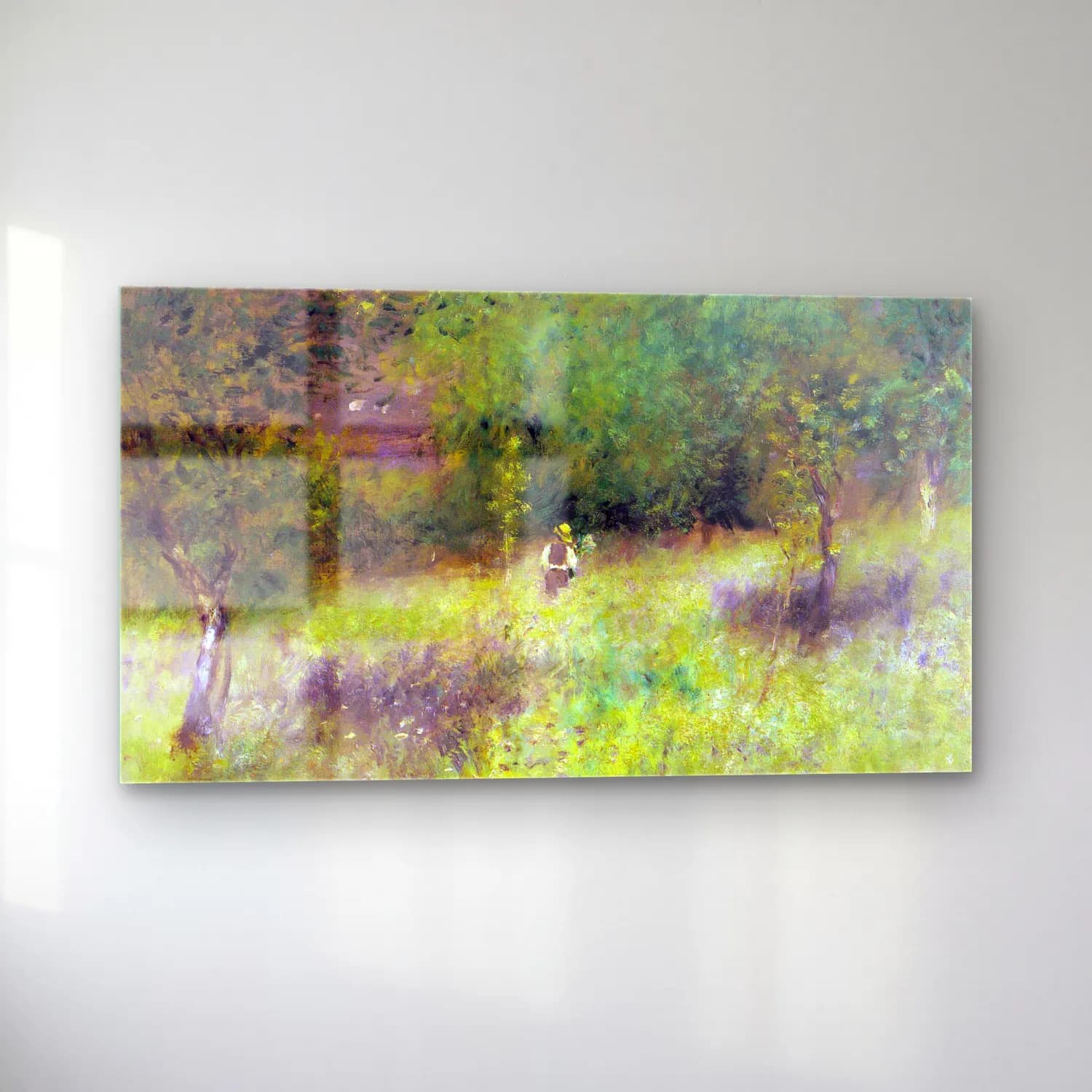 Pierre-Auguste Renoir – FrÅhling in Chatou cam tablo — sol açıdan görünüm