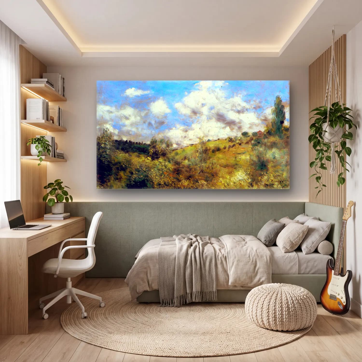 Pierre-Auguste Renoir – Landscape cam tablo — genç odasında