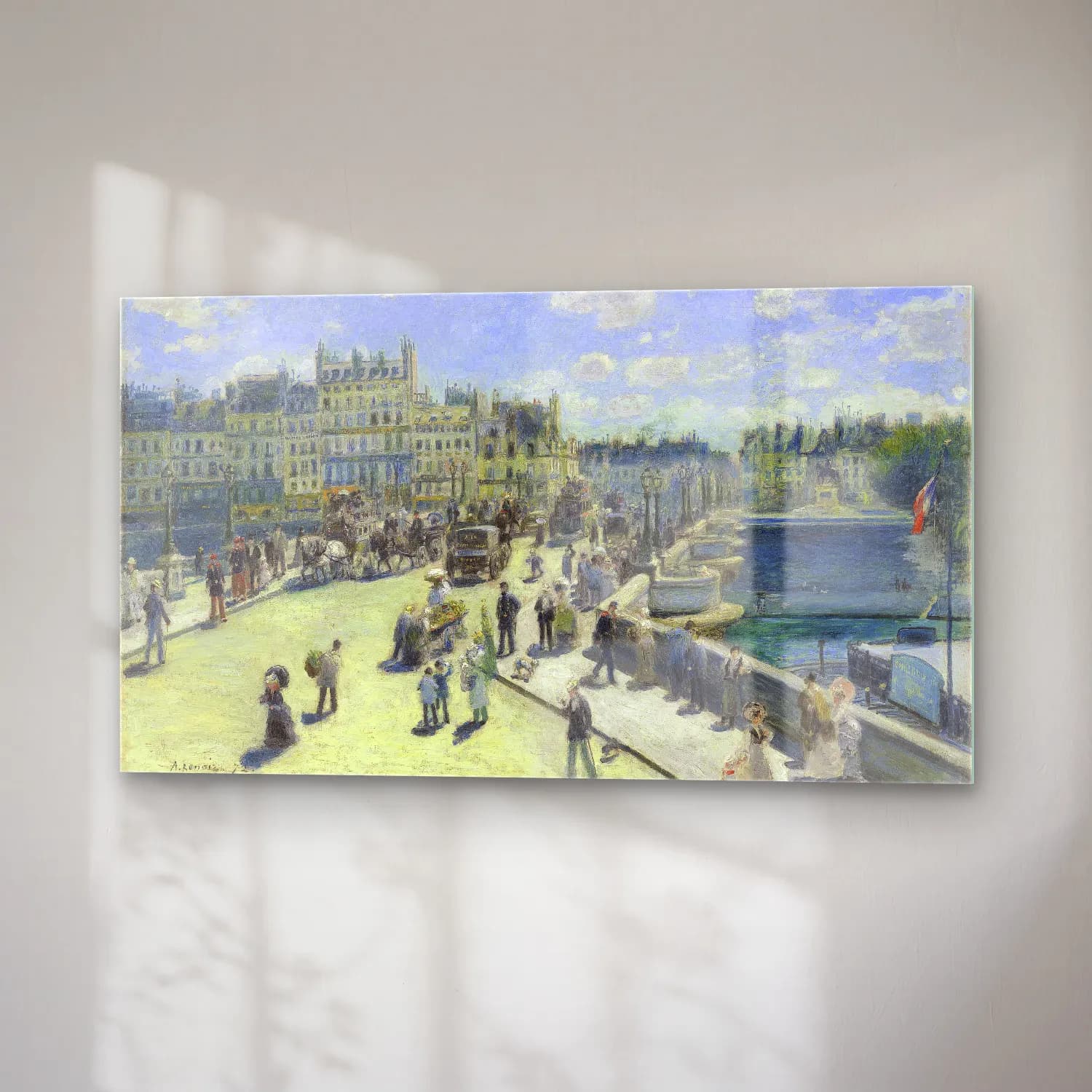 Pierre-Auguste Renoir – Le Pont-Neuf cam tablo — sağ açıdan görünüm