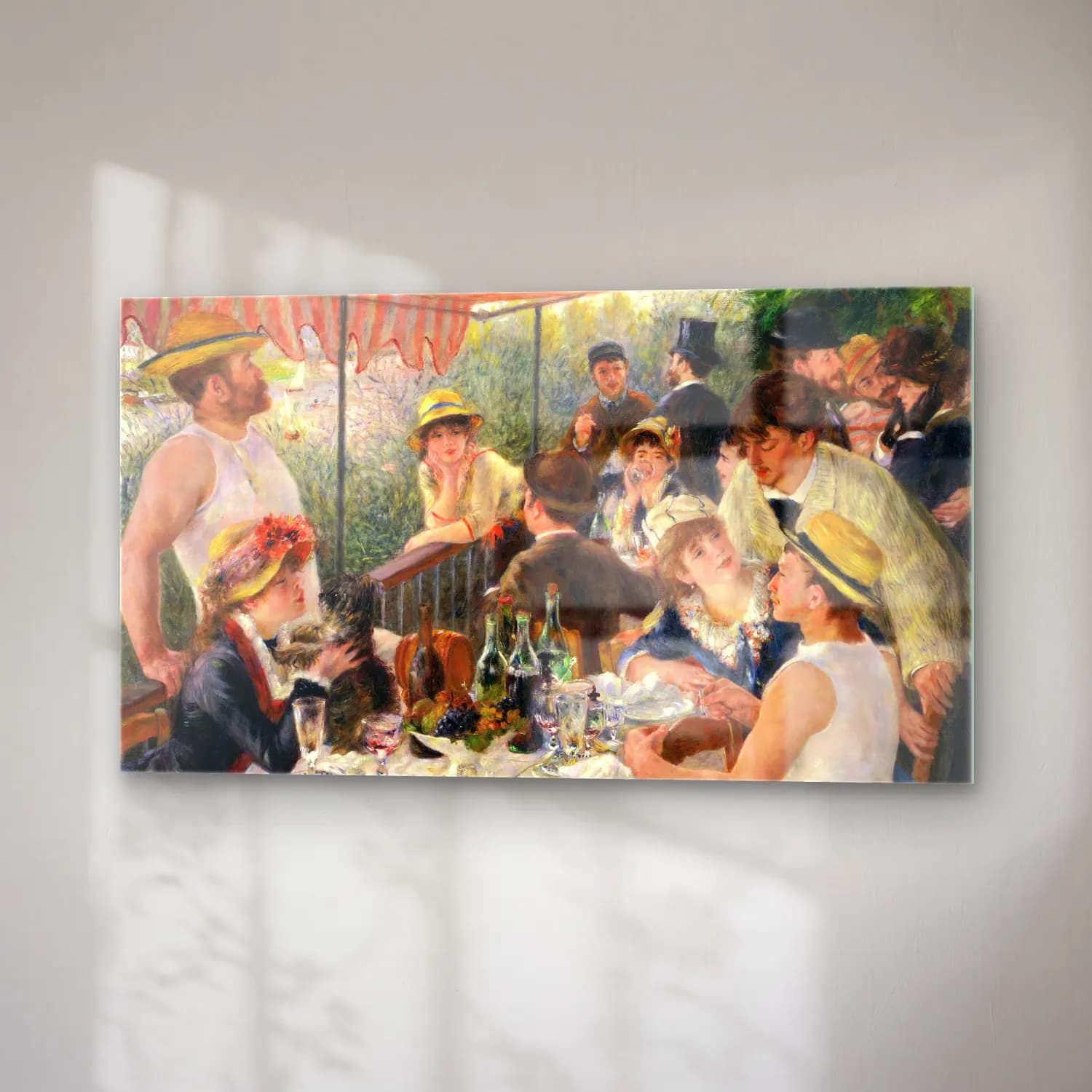 Pierre-Auguste Renoir – Luncheon of the boating party cam tablo — sağ açıdan görünüm