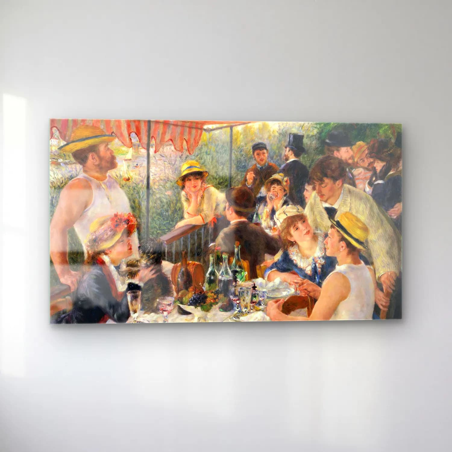 Pierre-Auguste Renoir – Luncheon of the boating party cam tablo — sol açıdan görünüm