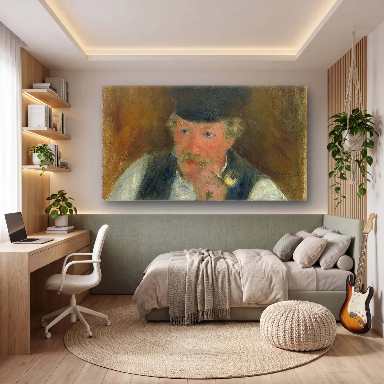 Pierre-Auguste Renoir – Monsieur Fournaise cam tablo — genç odasında