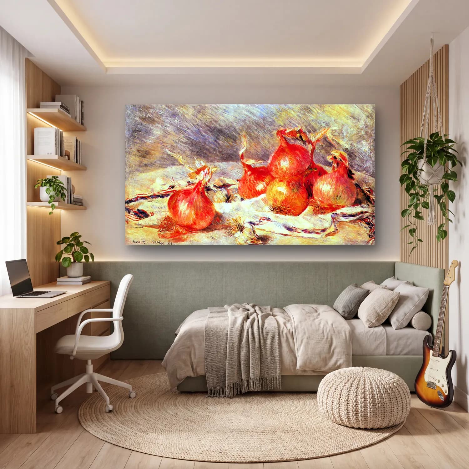 Pierre-Auguste Renoir – Onions cam tablo — genç odasında