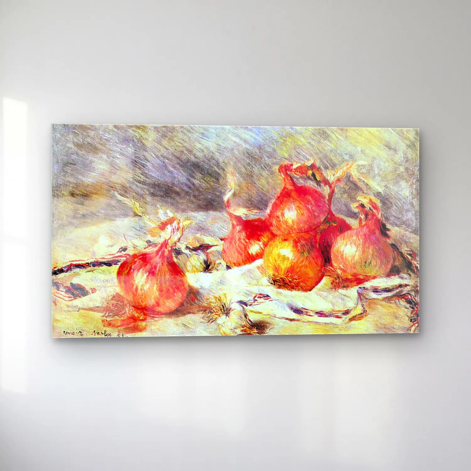 Pierre-Auguste Renoir – Onions cam tablo — sol açıdan görünüm