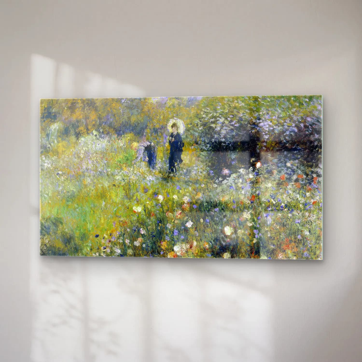 Pierre-Auguste Renoir – Renoir - Woman with a Parasol in a Garden cam tablo — sağ açıdan görünüm