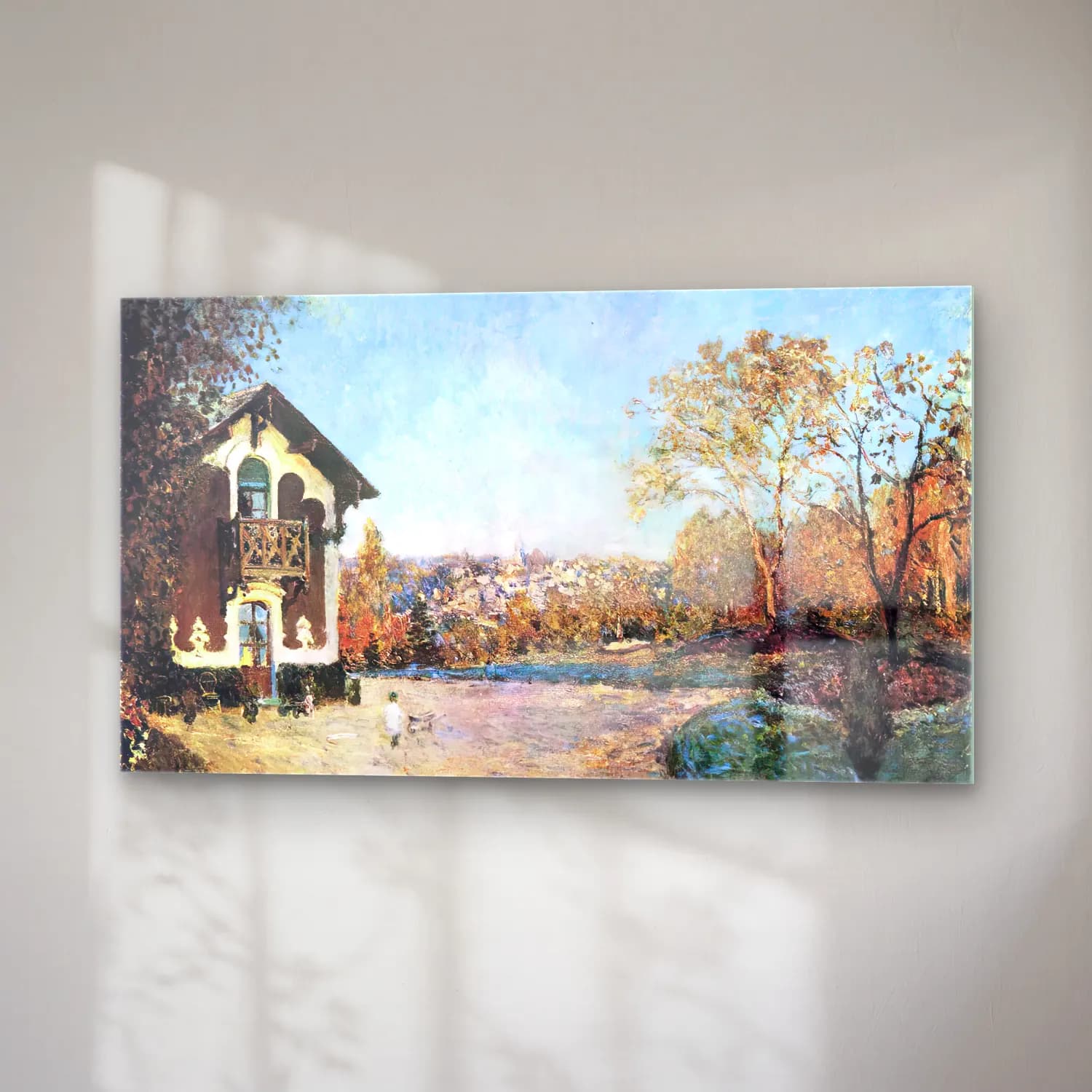 Alfred Sisley – Louveciennes cam tablo — sağ açıdan görünüm