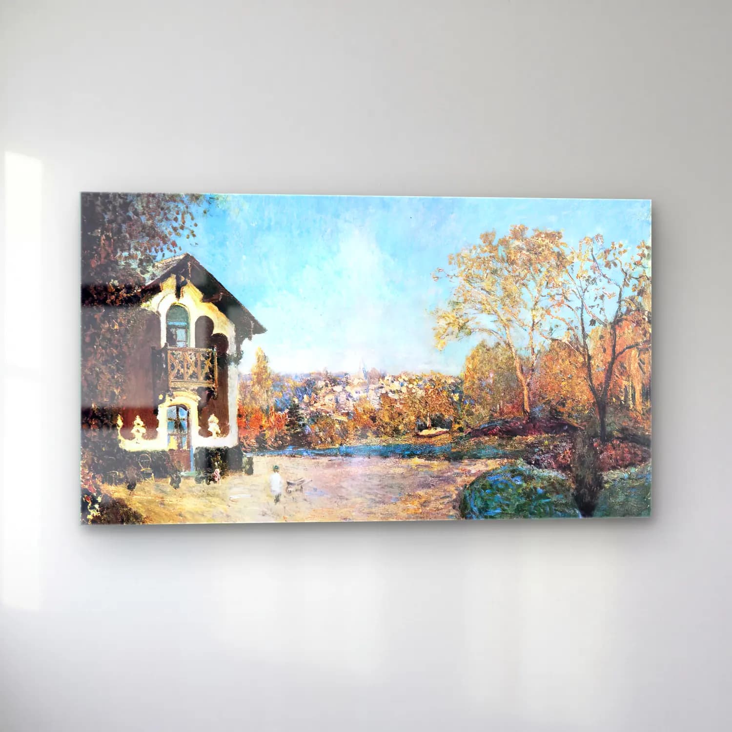 Alfred Sisley – Louveciennes cam tablo — sol açıdan görünüm