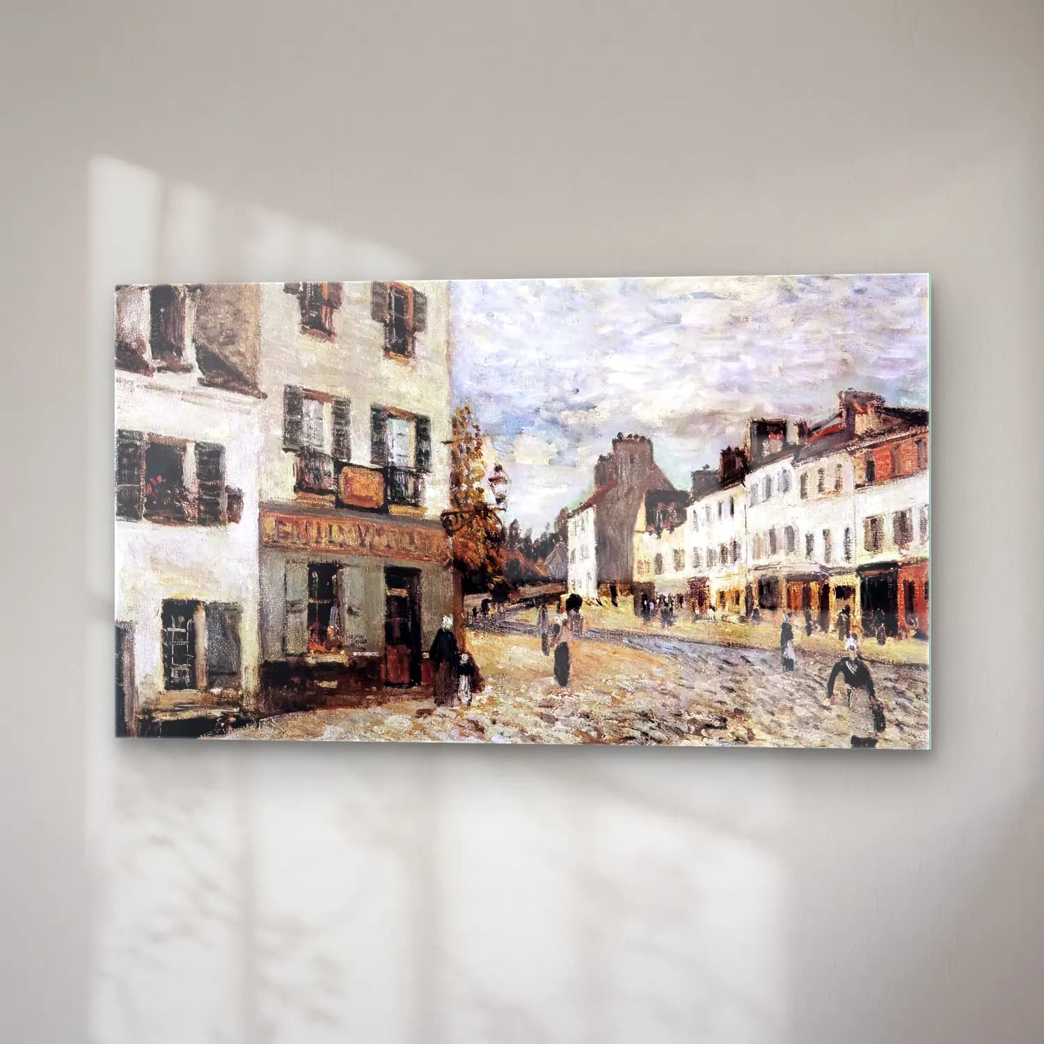 Alfred Sisley – Marketplace at Marly cam tablo — sağ açıdan görünüm