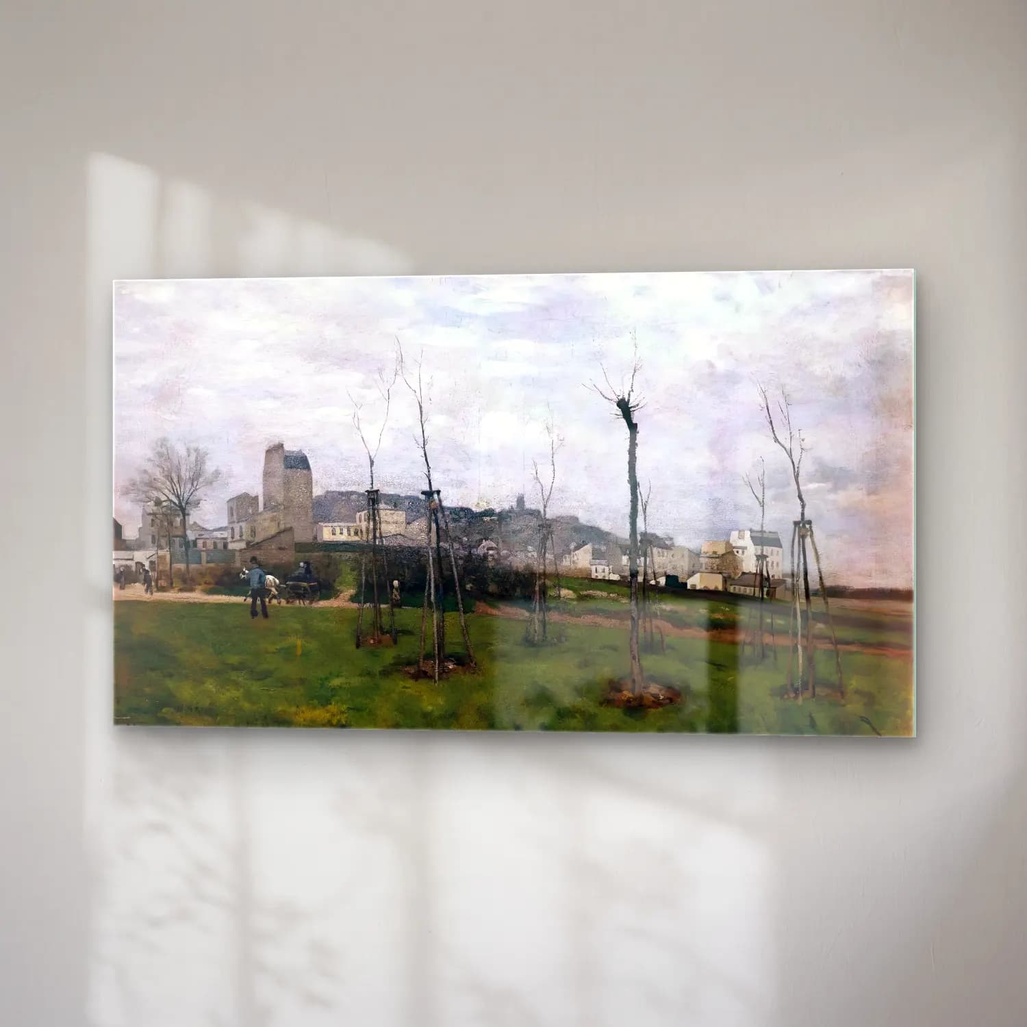 Alfred Sisley – Montmartre cam tablo — sağ açıdan görünüm