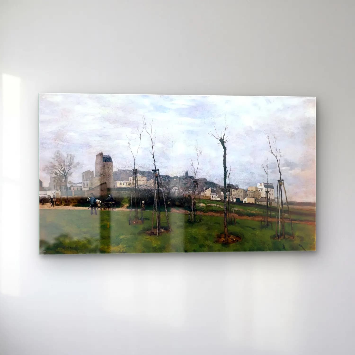 Alfred Sisley – Montmartre cam tablo — sol açıdan görünüm