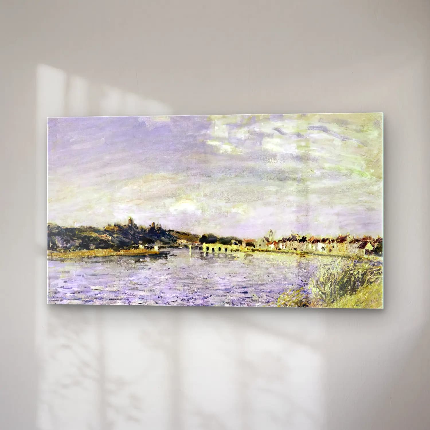 Alfred Sisley – Saint-Mammès-sur-le-Loing cam tablo — sağ açıdan görünüm