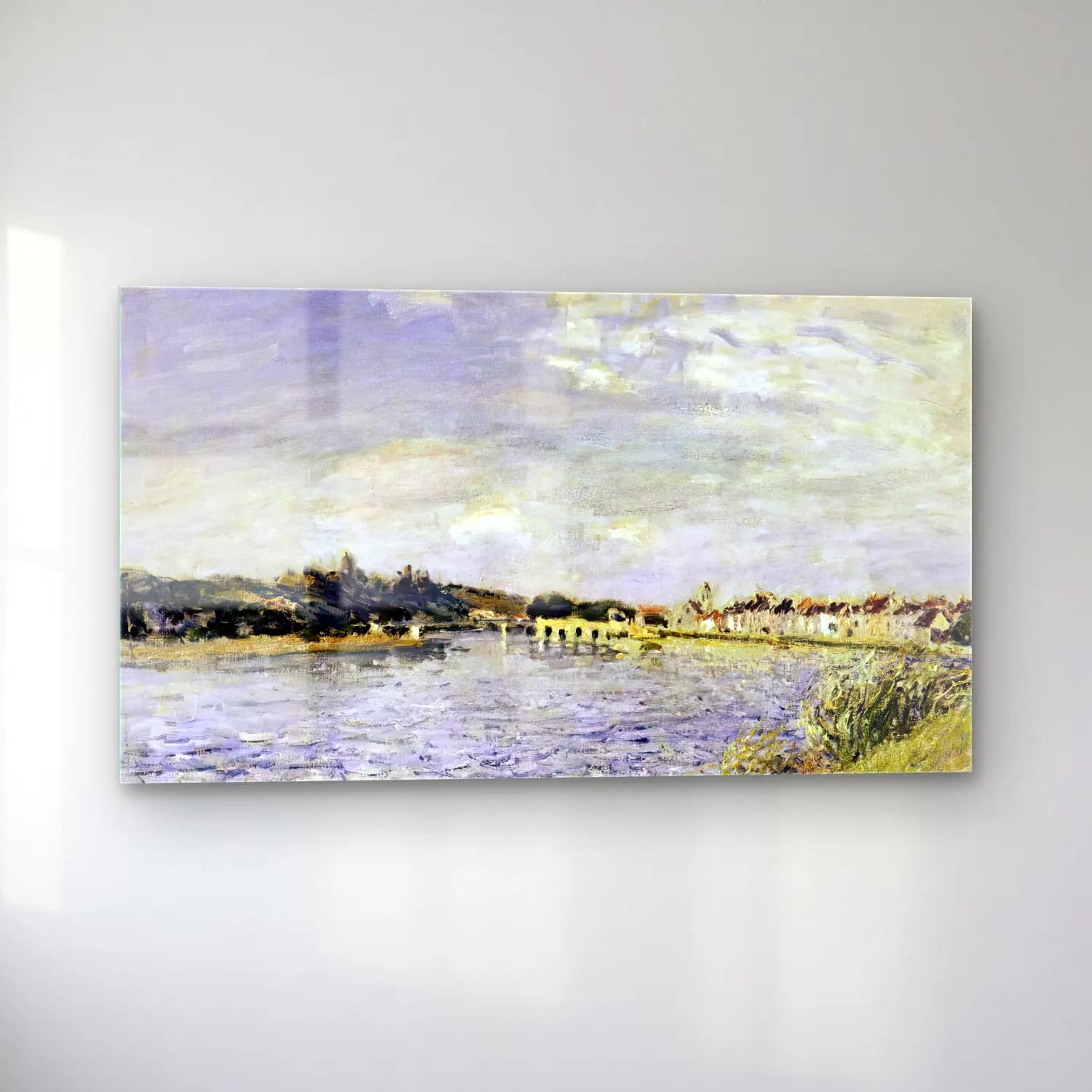Alfred Sisley – Saint-Mammès-sur-le-Loing cam tablo — sol açıdan görünüm