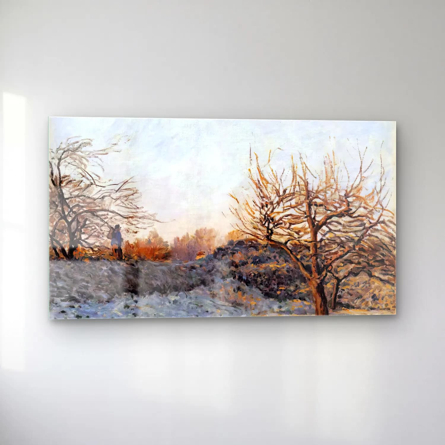 Alfred Sisley – The Frost cam tablo — sol açıdan görünüm
