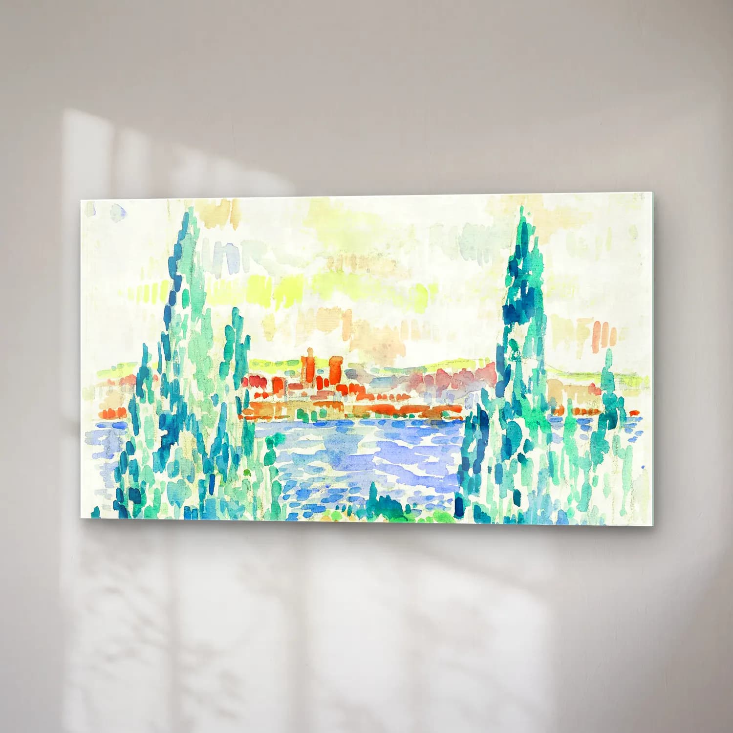 Henri Edmond Cross – Antibes--painting-by Henri-Edmond-Cross cam tablo — sağ açıdan görünüm