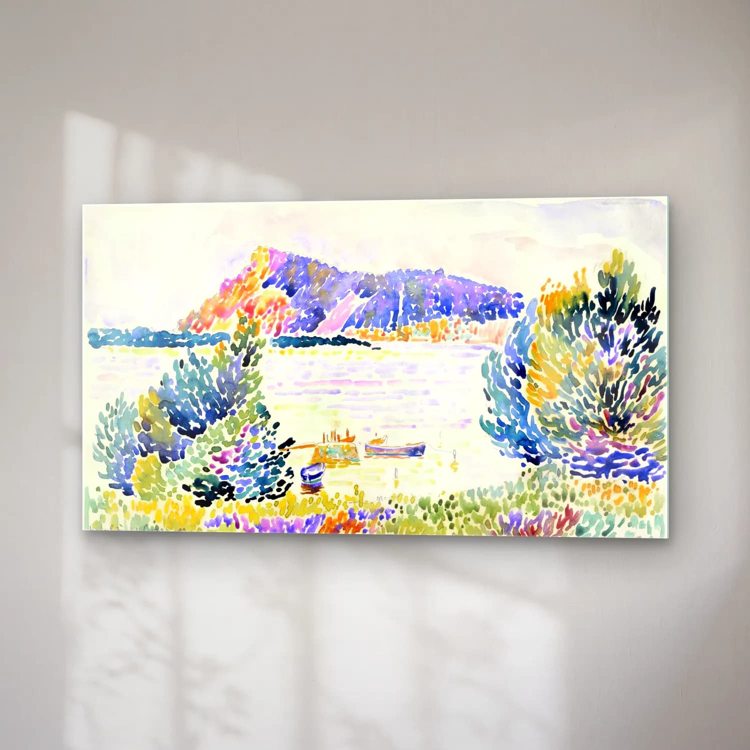 Henri Edmond Cross – Cap Nègre cam tablo — sağ açıdan görünüm