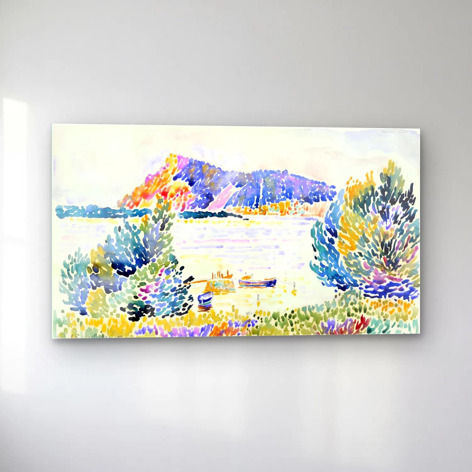Henri Edmond Cross – Cap Nègre cam tablo — sol açıdan görünüm