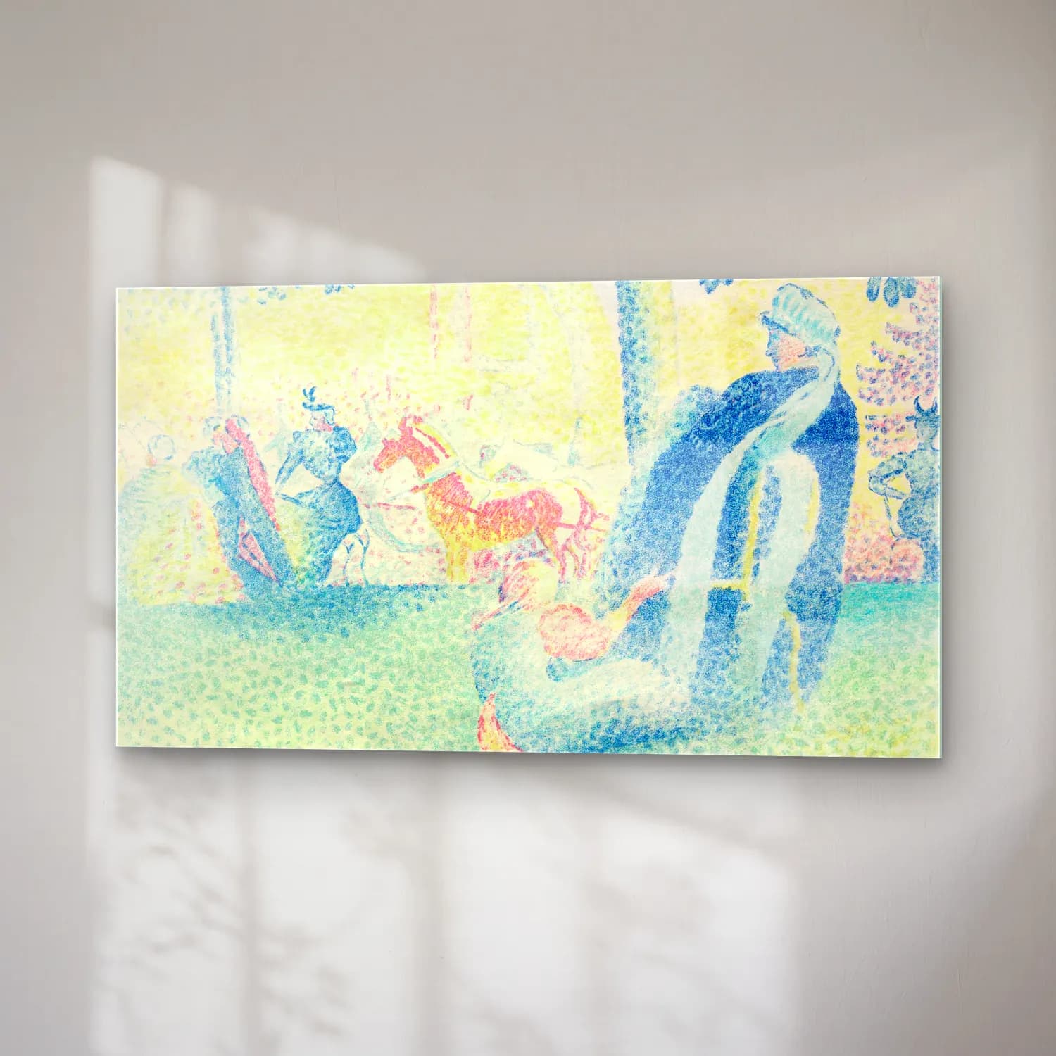 Henri Edmond Cross – In-the-Park--painting-by-Henri-Edmond-Cross cam tablo — sağ açıdan görünüm