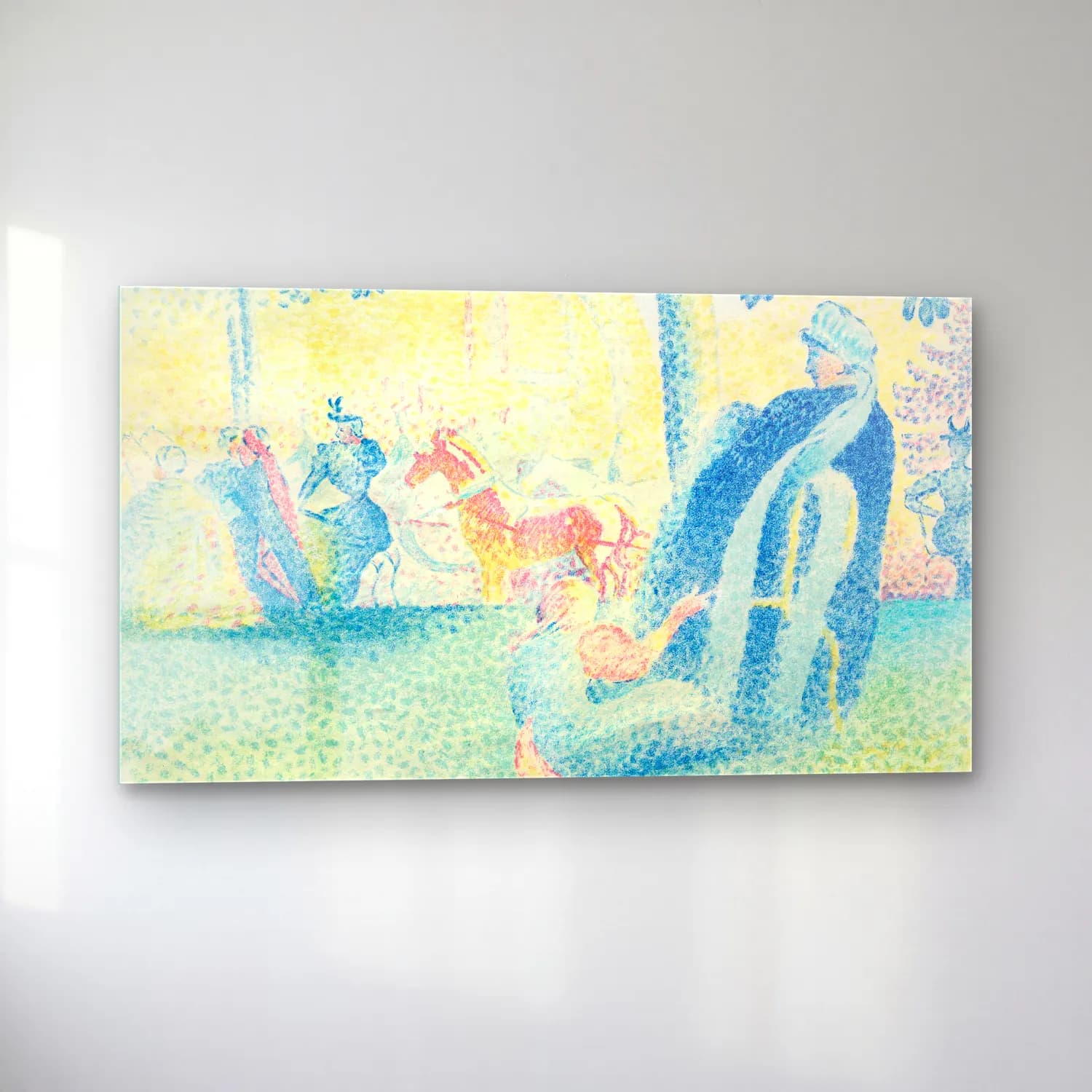Henri Edmond Cross – In-the-Park--painting-by-Henri-Edmond-Cross cam tablo — sol açıdan görünüm