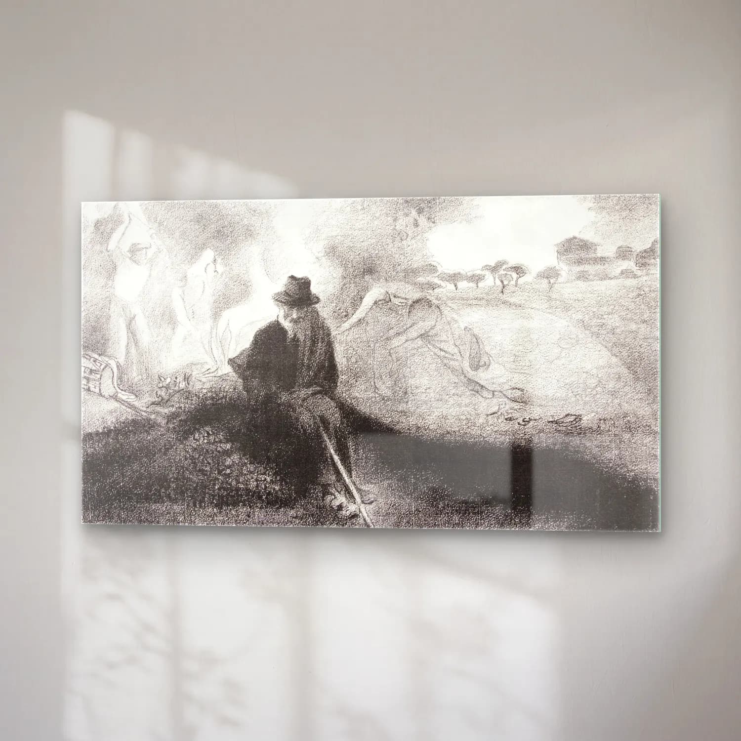 Henri Edmond Cross – L’Errant--print-by-Henri-Edmond-Cross cam tablo — sağ açıdan görünüm