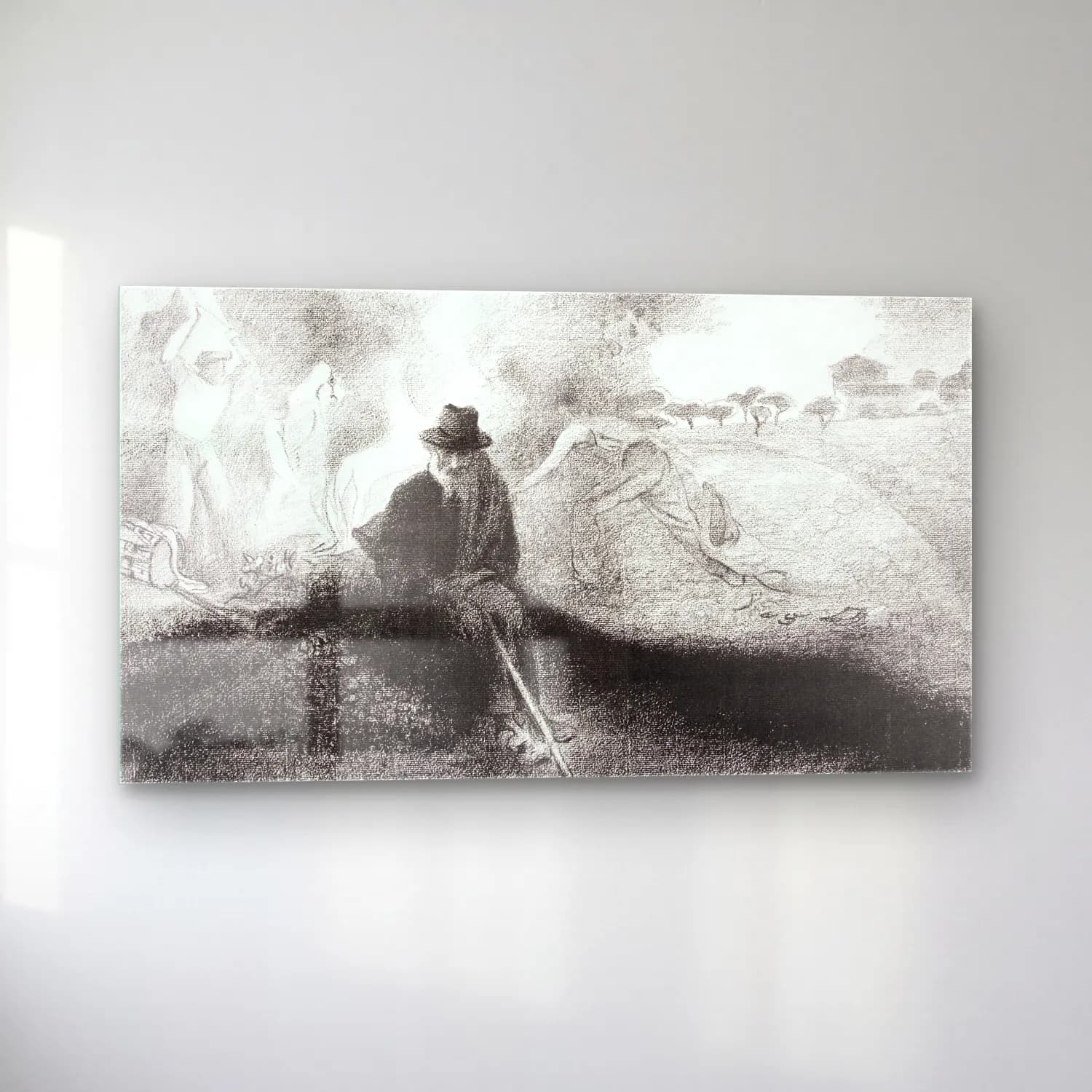 Henri Edmond Cross – L’Errant--print-by-Henri-Edmond-Cross cam tablo — sol açıdan görünüm