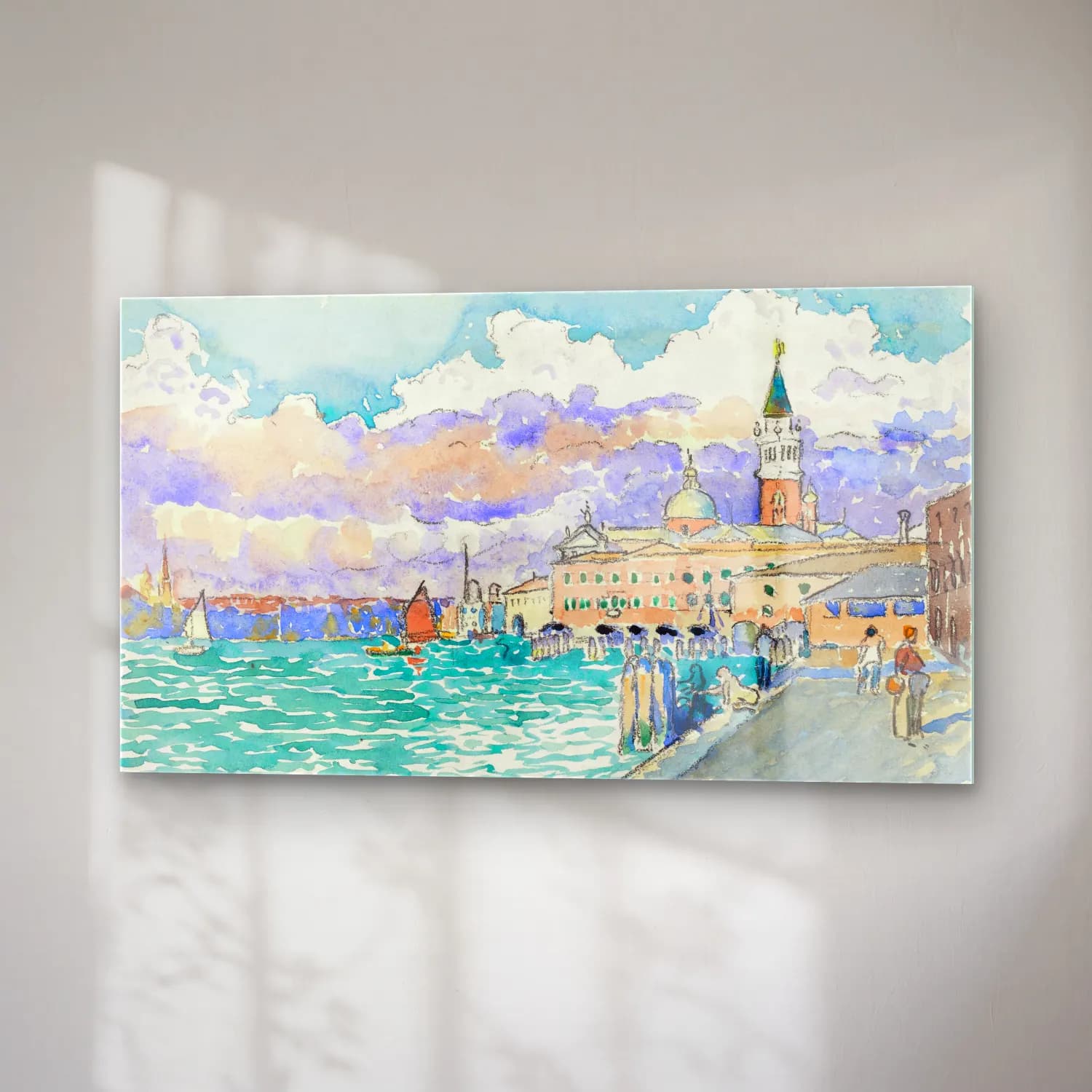 Henri Edmond Cross – Venice--painting-by Henri-Edmond-Cross cam tablo — sağ açıdan görünüm
