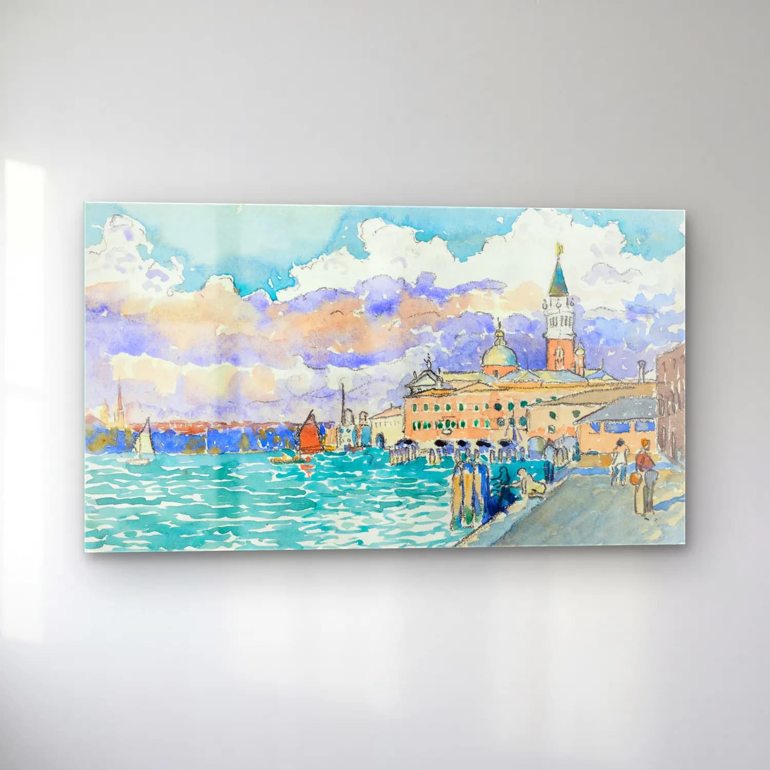 Henri Edmond Cross – Venice--painting-by Henri-Edmond-Cross cam tablo — sol açıdan görünüm