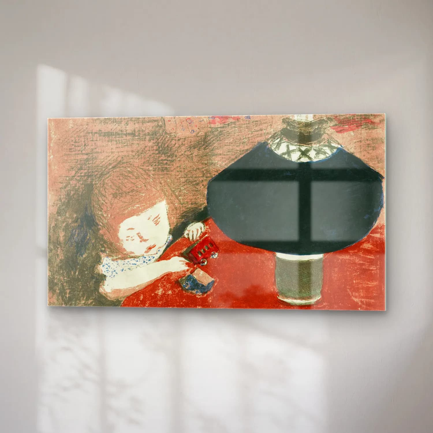 Pierre Bonnard – Child in Lamplight cam tablo — sağ açıdan görünüm