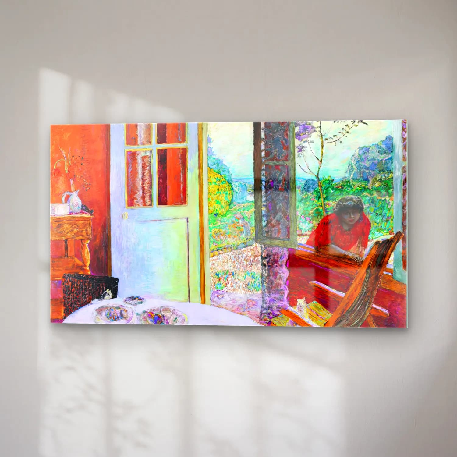 Pierre Bonnard – Dining Room in the Country cam tablo — sağ açıdan görünüm