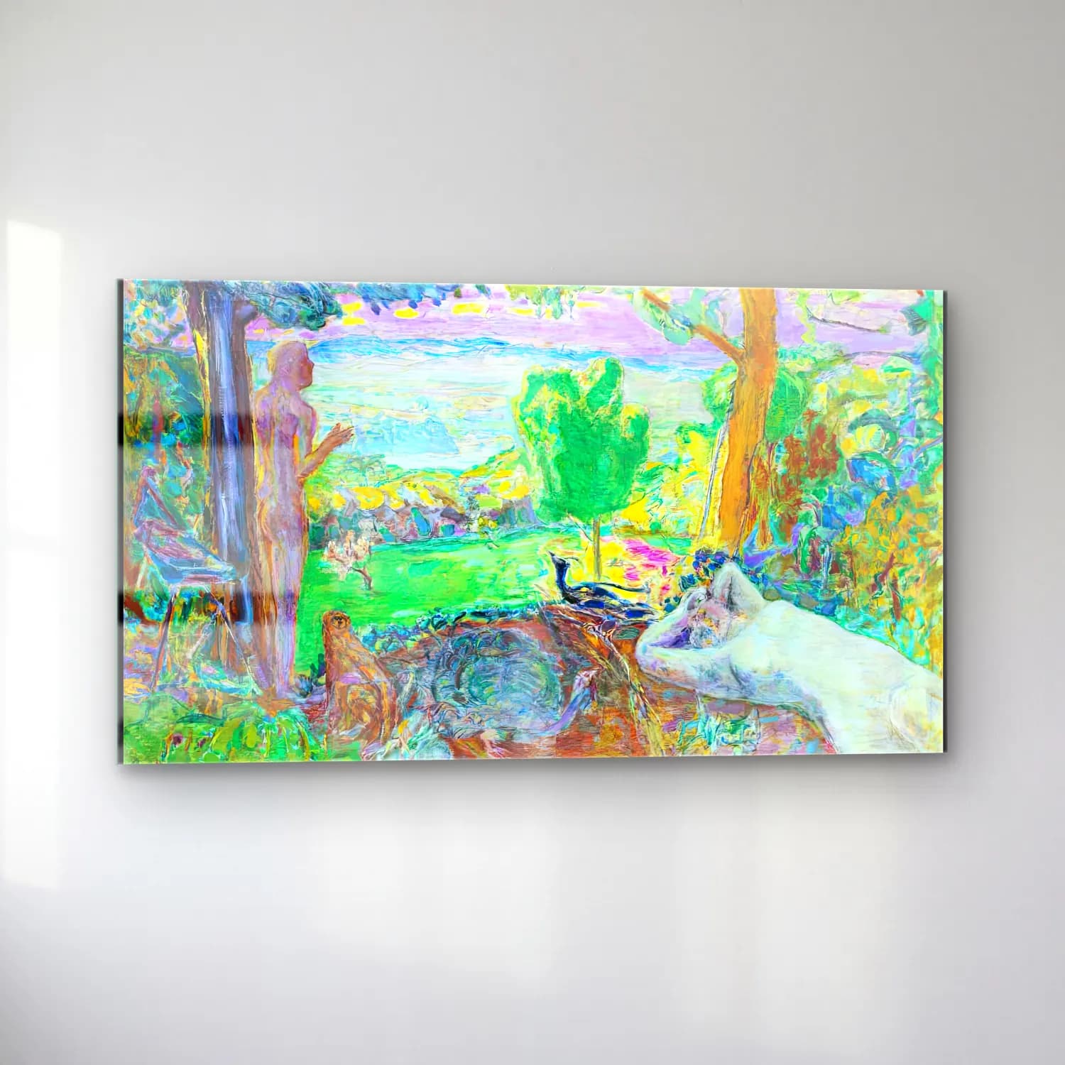 Pierre Bonnard – Earthly Paradise cam tablo — sol açıdan görünüm