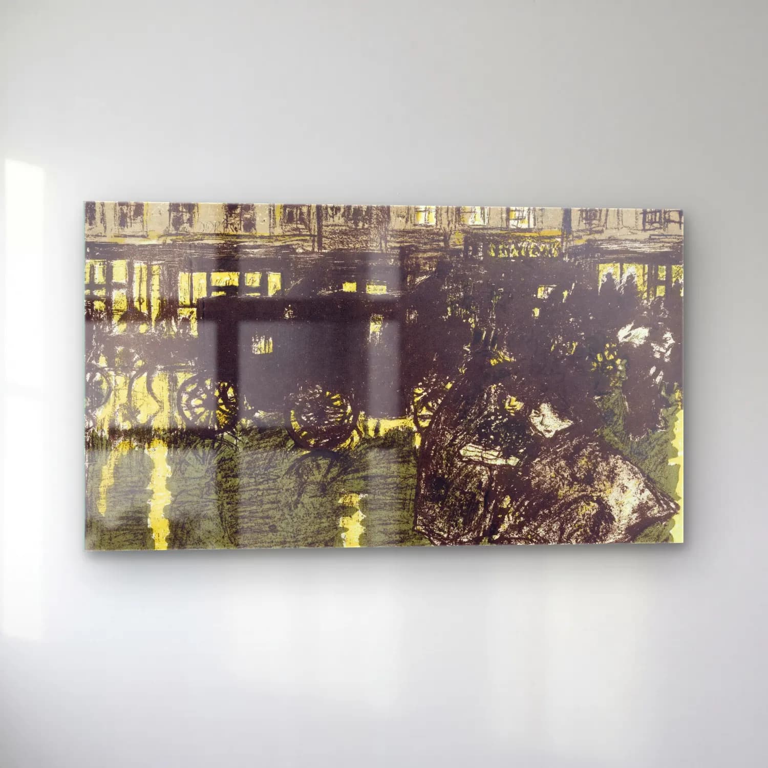 Pierre Bonnard – Evening in the Rain cam tablo — sol açıdan görünüm