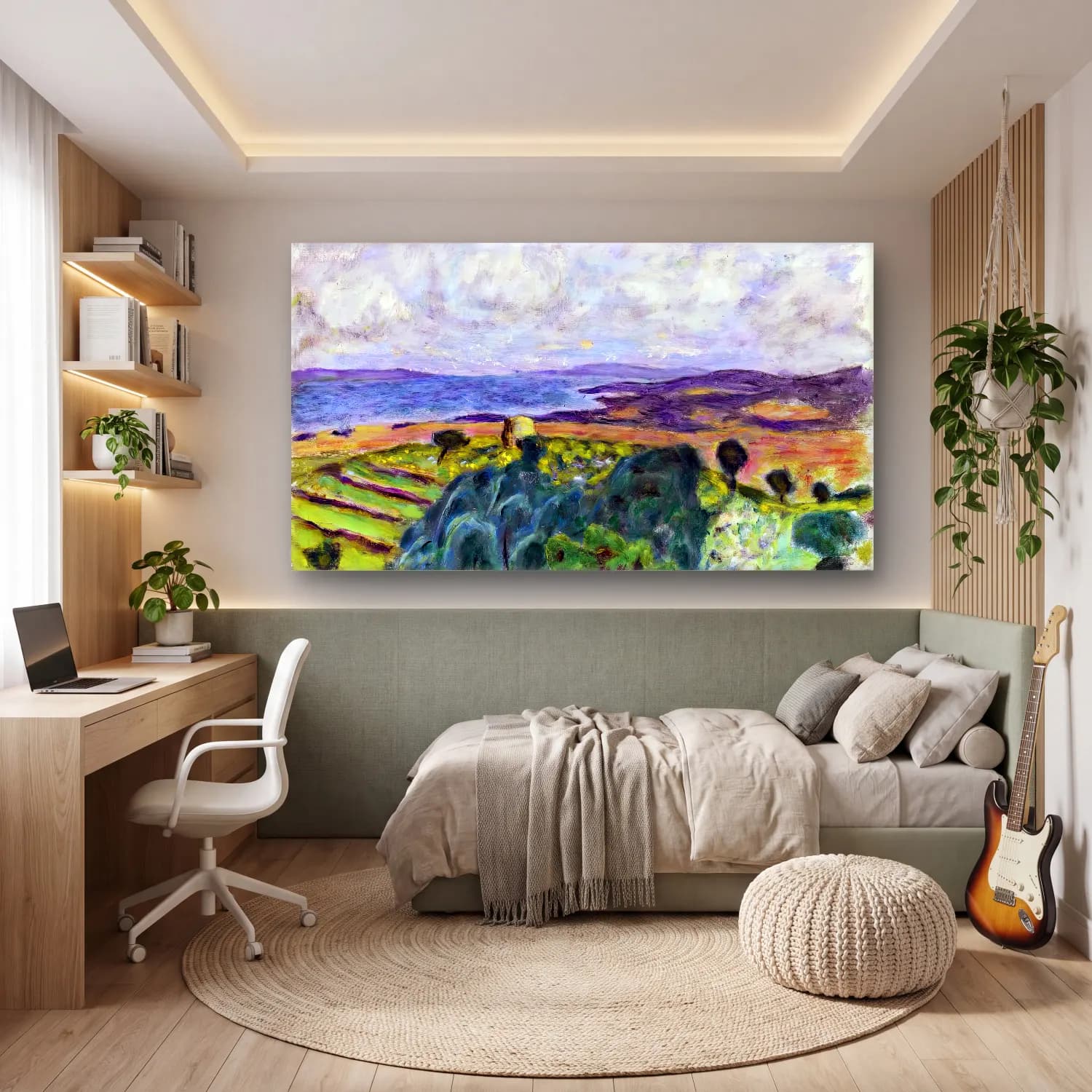 Pierre Bonnard – Seaside with Landscape cam tablo — genç odasında