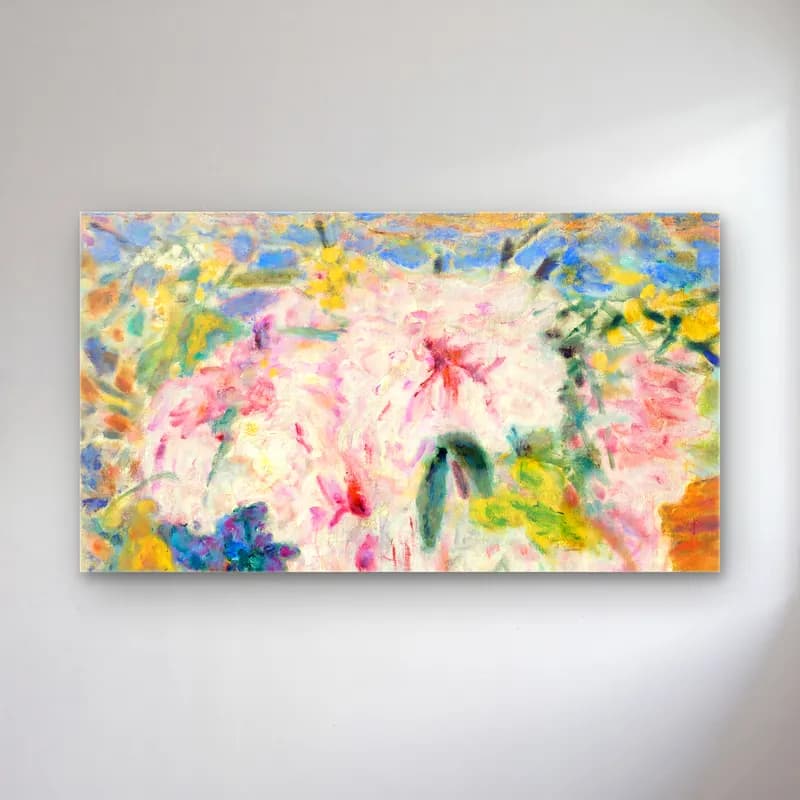 Pierre Bonnard – Spring in Provence cam tablo — Pierre Bonnard – Spring in Provence — empresyonist zambaklar