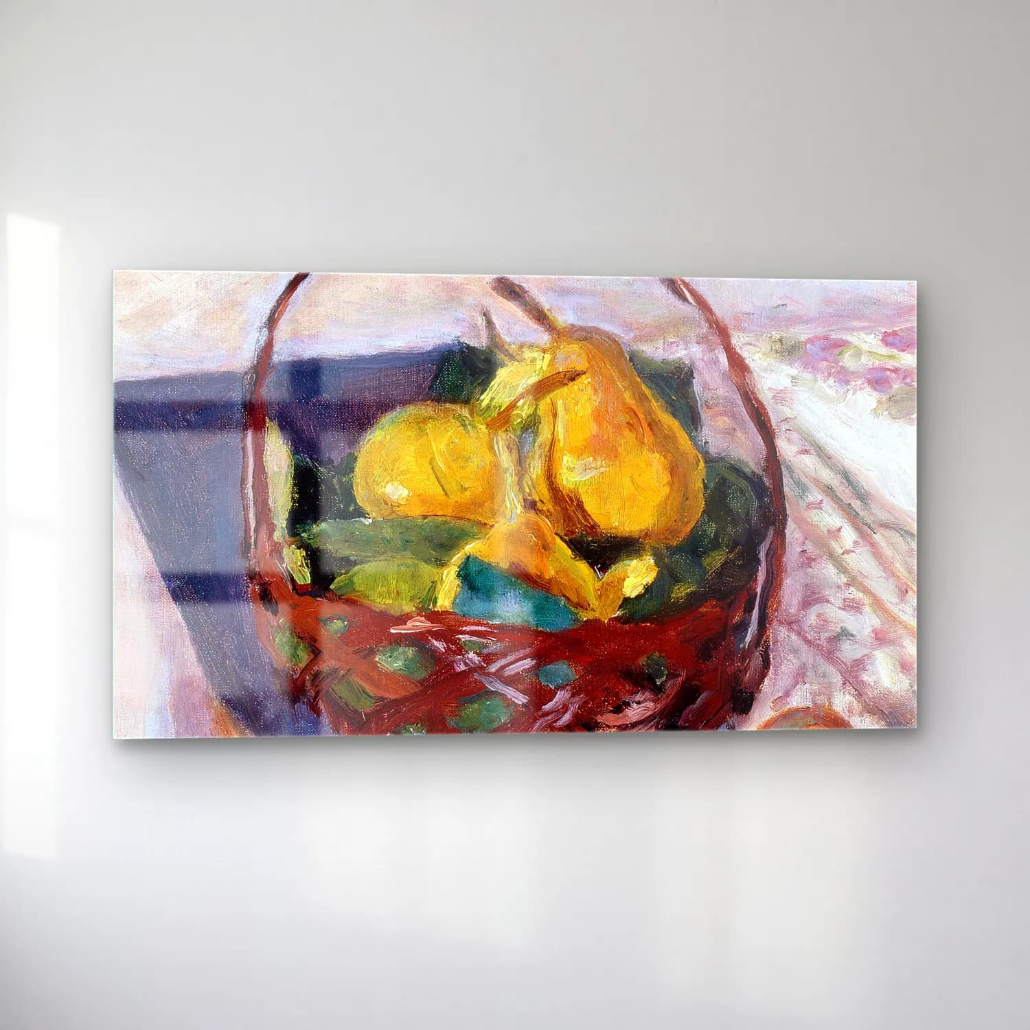 Pierre Bonnard – The Basket of Fruit cam tablo — sol açıdan görünüm