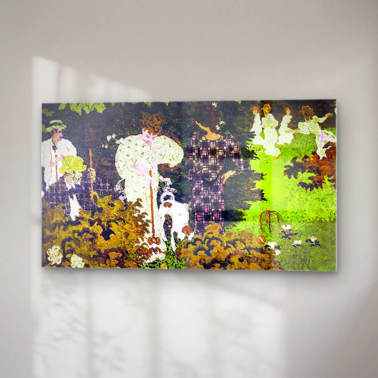 Pierre Bonnard – The Croquet Game cam tablo — sağ açıdan görünüm