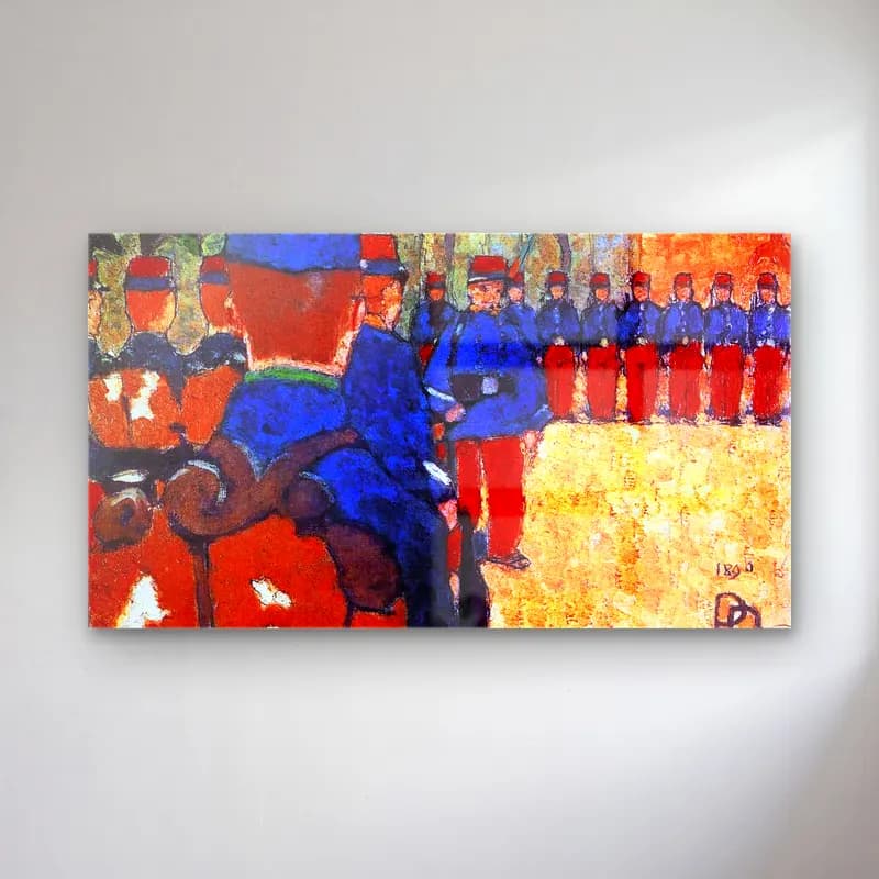 Pierre Bonnard – The Parade Ground cam tablo — Pierre Bonnard – The Parade Ground — empresyonist kalabalık cadde