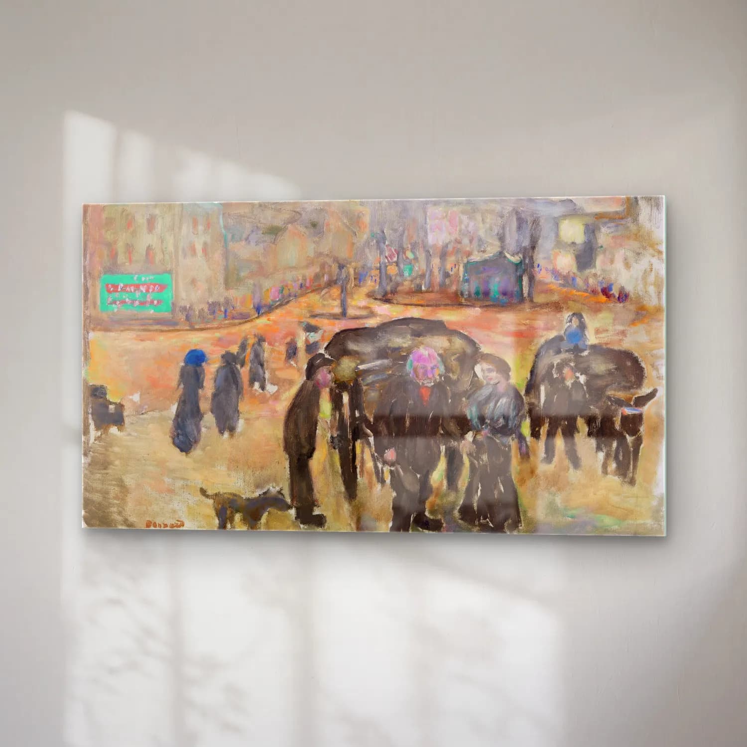 Pierre Bonnard – The Ragpickers cam tablo — sağ açıdan görünüm