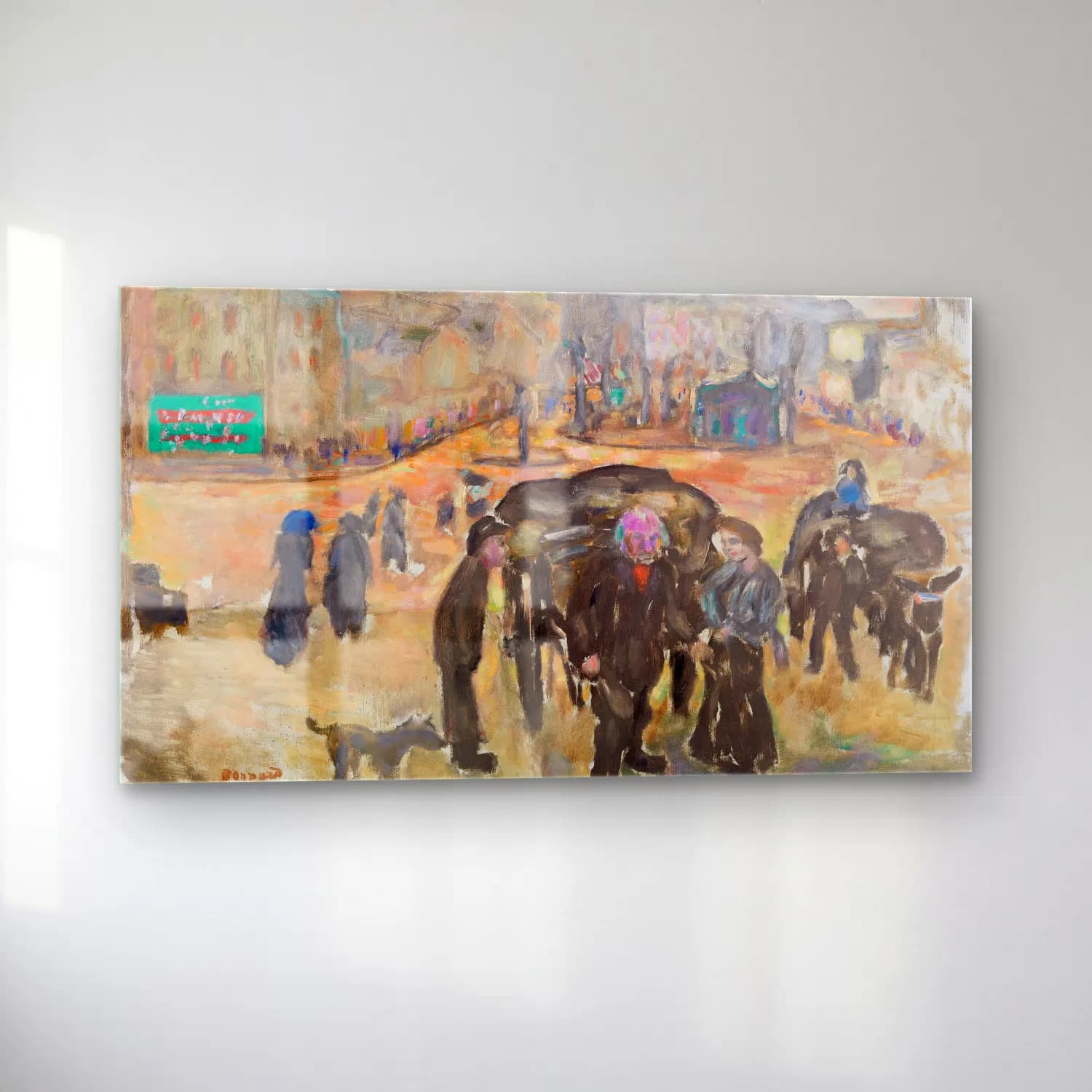 Pierre Bonnard – The Ragpickers cam tablo — sol açıdan görünüm