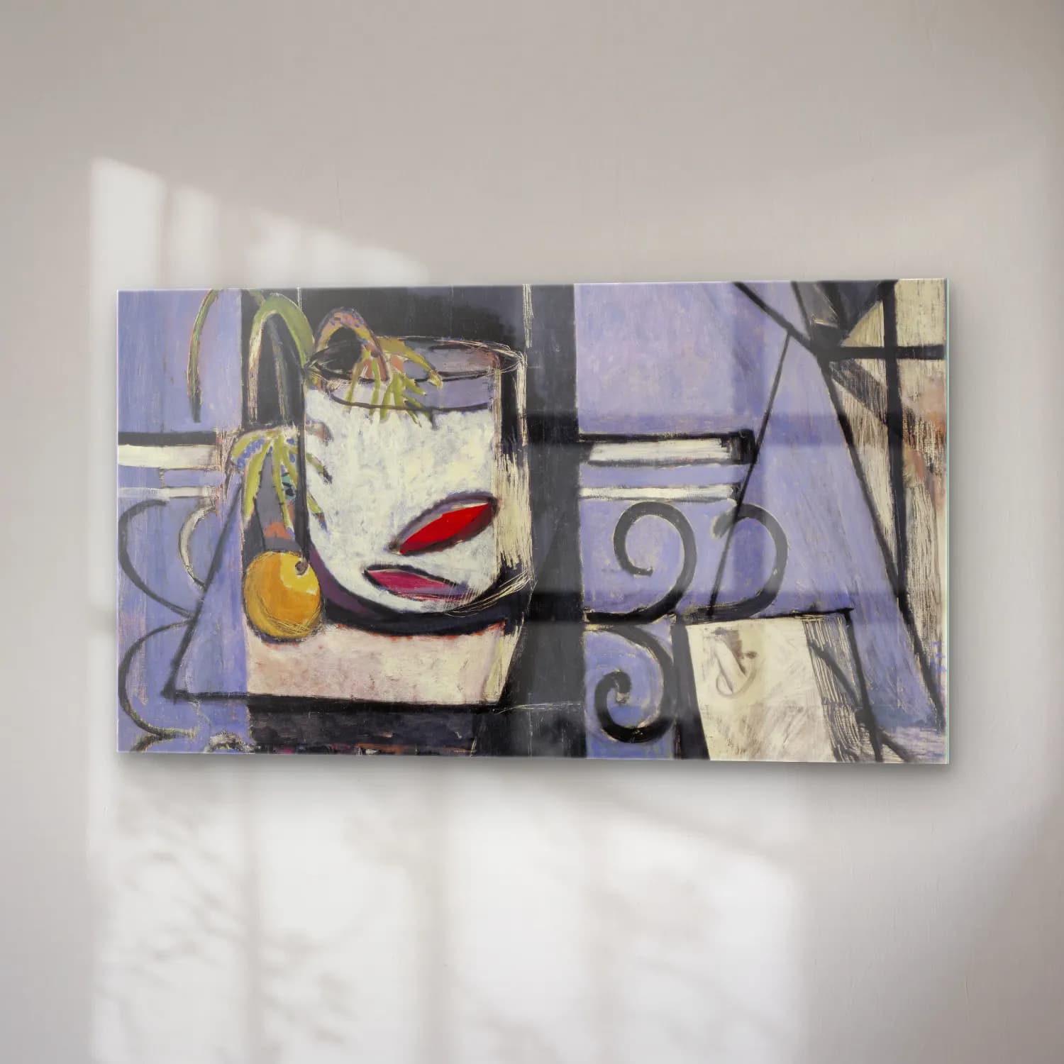Henri Matisse – Goldfish and Palette cam tablo — sağ açıdan görünüm