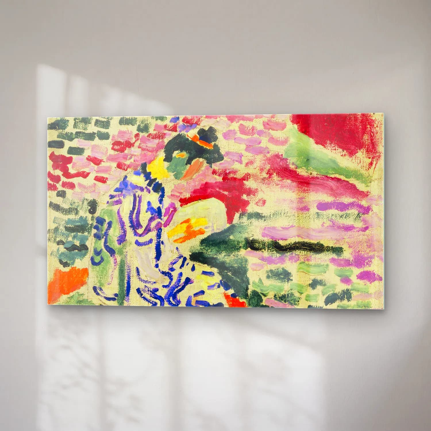 Henri Matisse – La Japonaise Woman beside the Water cam tablo — sağ açıdan görünüm