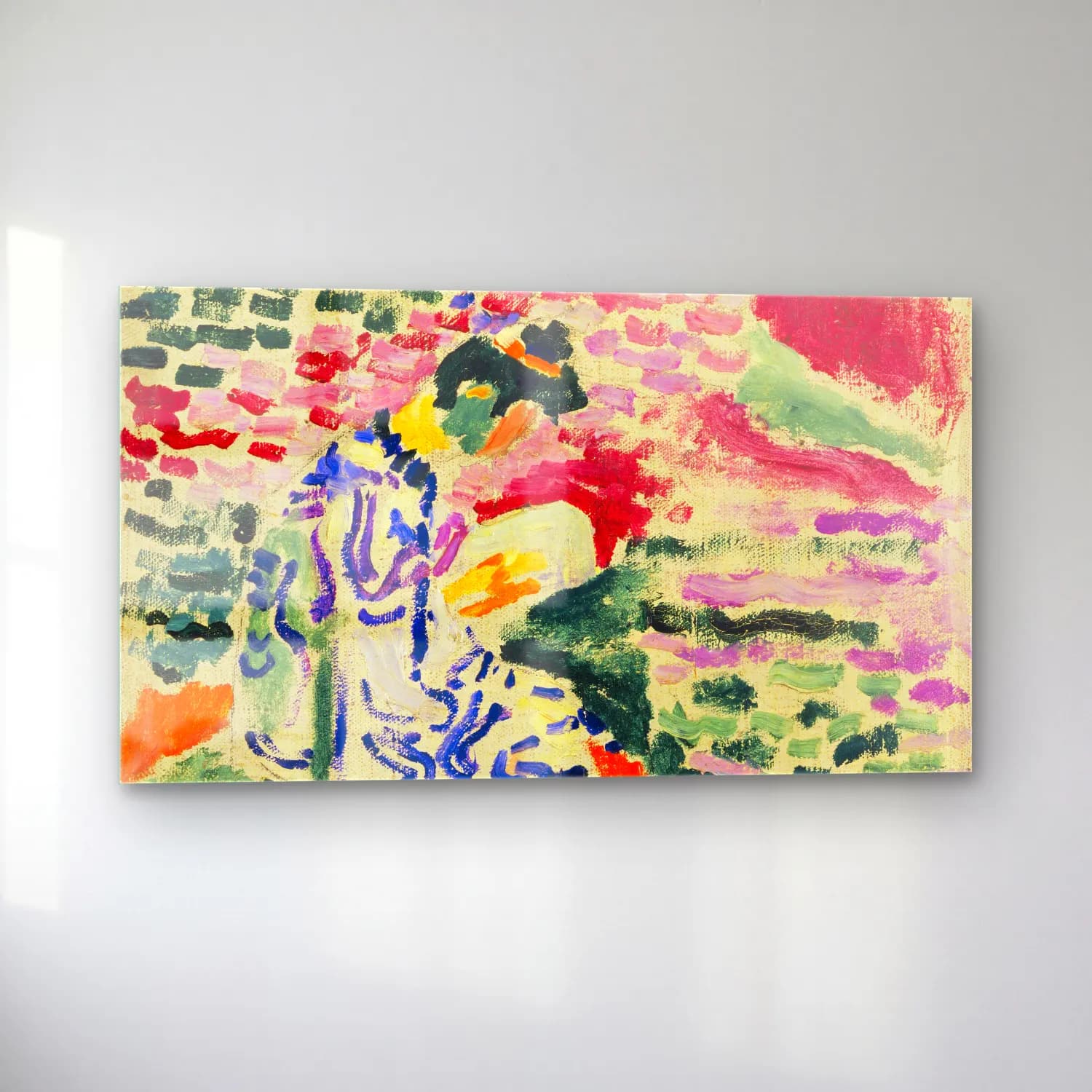 Henri Matisse – La Japonaise Woman beside the Water cam tablo — sol açıdan görünüm