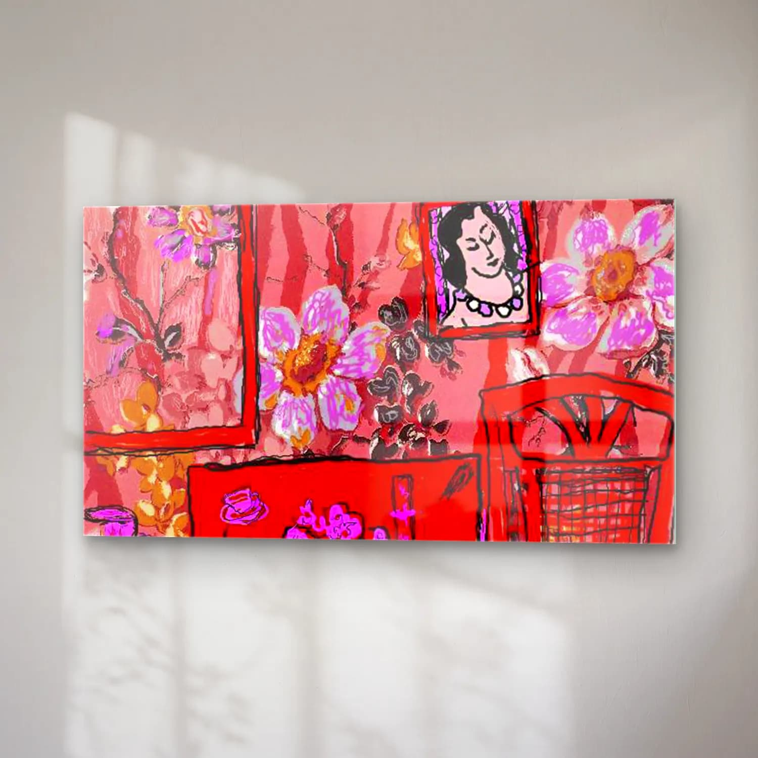 Henri Matisse – Red room CR cam tablo — sağ açıdan görünüm
