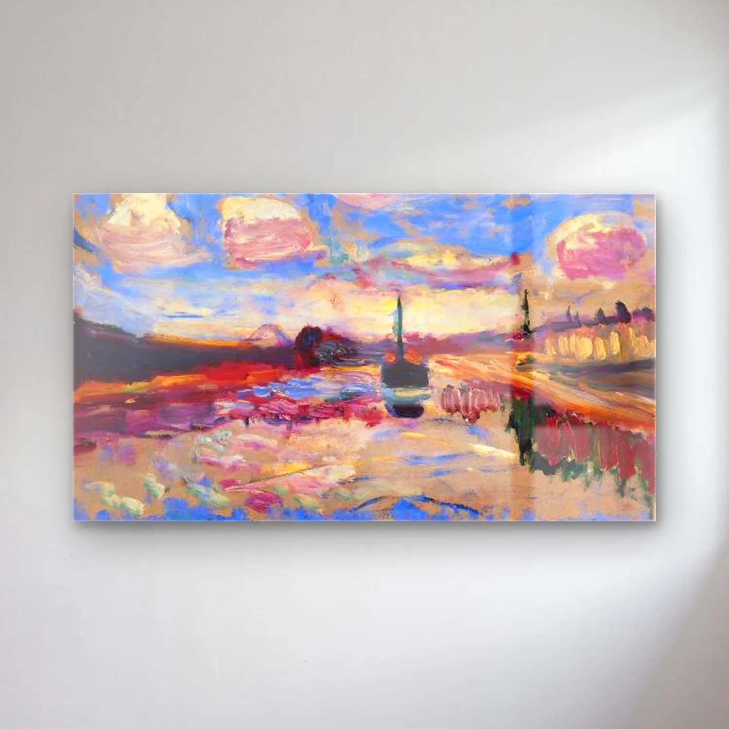 Henri Matisse – Seascape cam tablo — Henri Matisse – Seascape — empresyonist soyut manzara