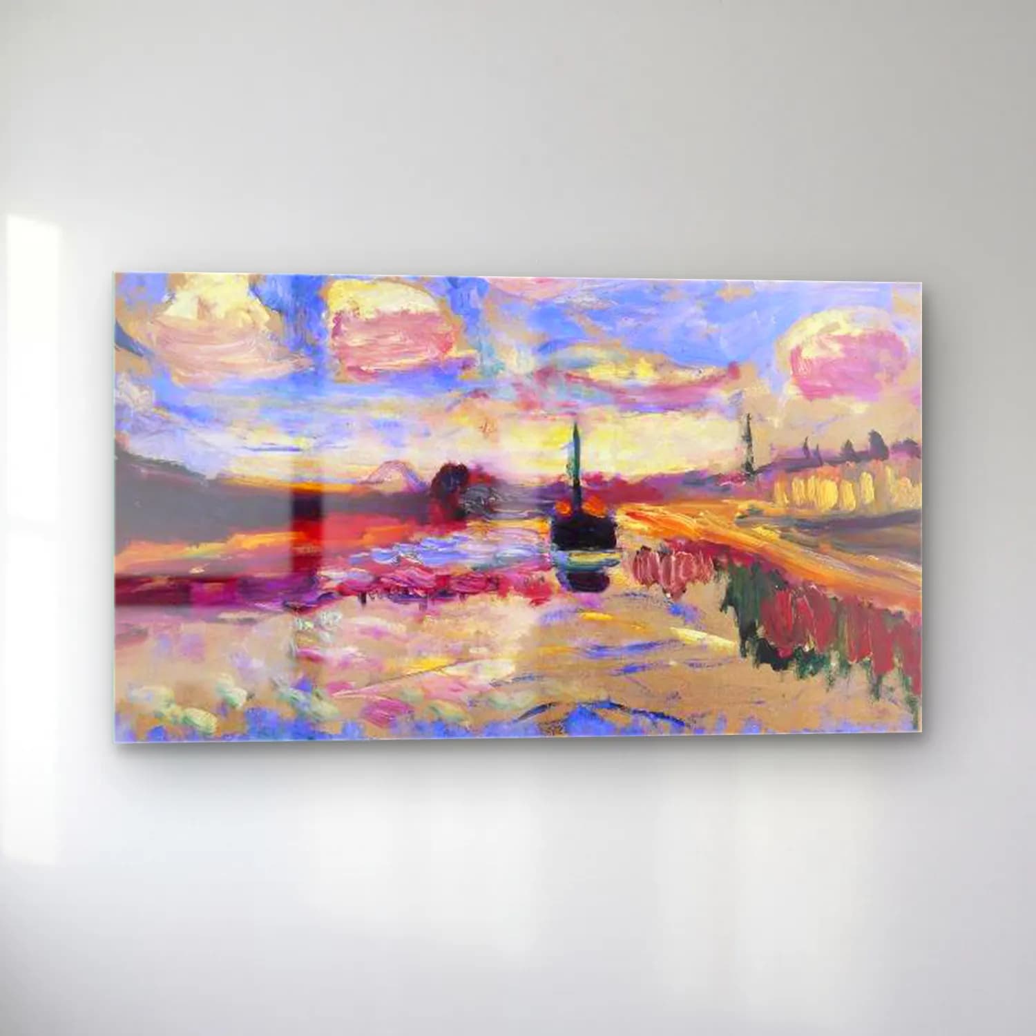 Henri Matisse – Seascape cam tablo — sol açıdan görünüm
